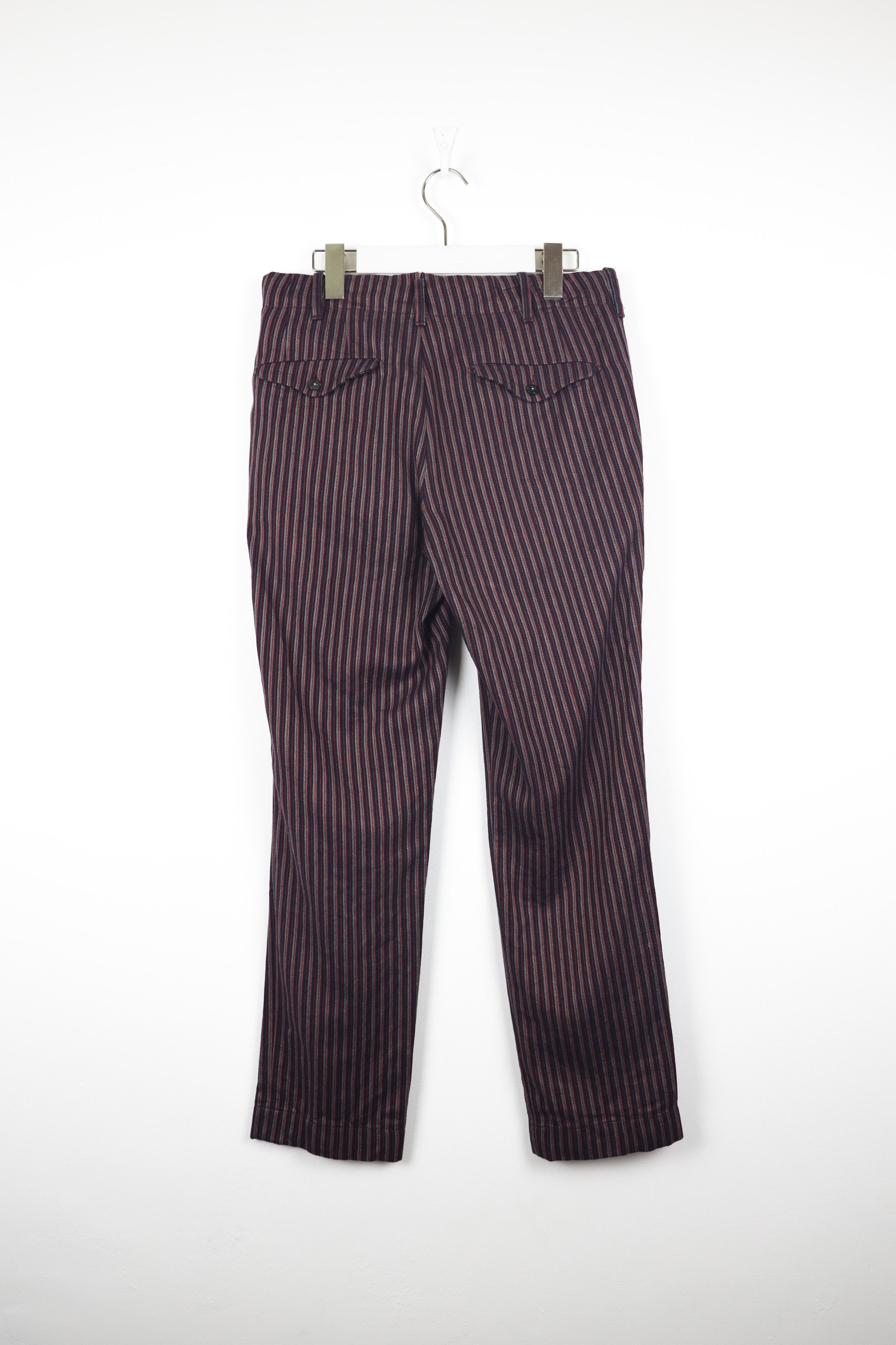 Incotex × Slowear Incotext Slowear Japan Cotton Linen Striped Pants Trousers Size US 29 - 9 Thumbnail
