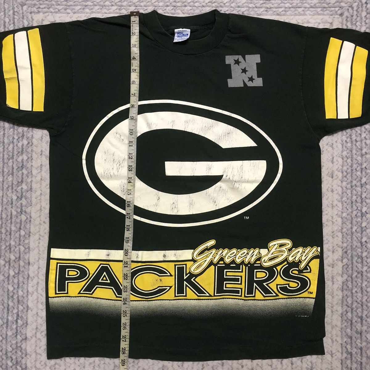 NFL × Vintage Rare Vintage 1994 NFL X Green Bay Packers AOP Tees Size US XL / EU 56 / 4 - 22 Thumbnail