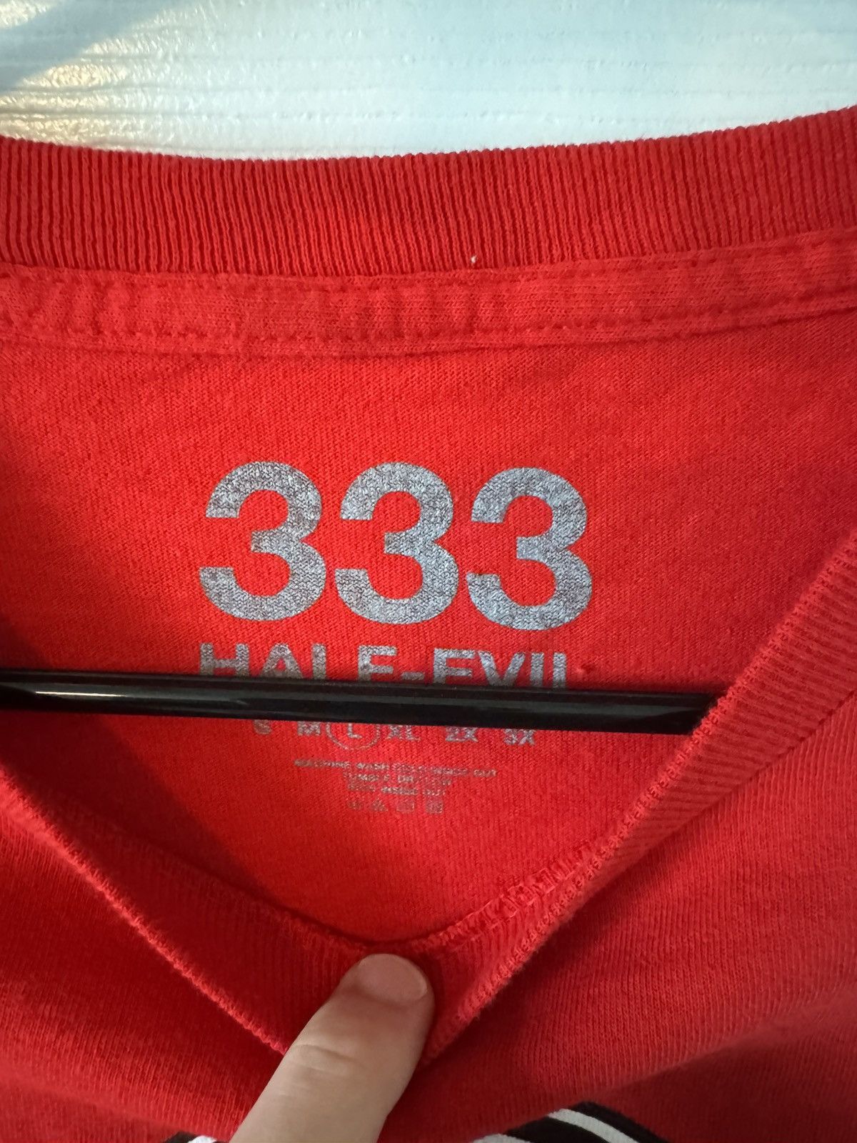 Half Evil 333 Half Evil Graphic Tee – Red – Size L Size US L / EU 52-54 / 3 - 2 Thumbnail