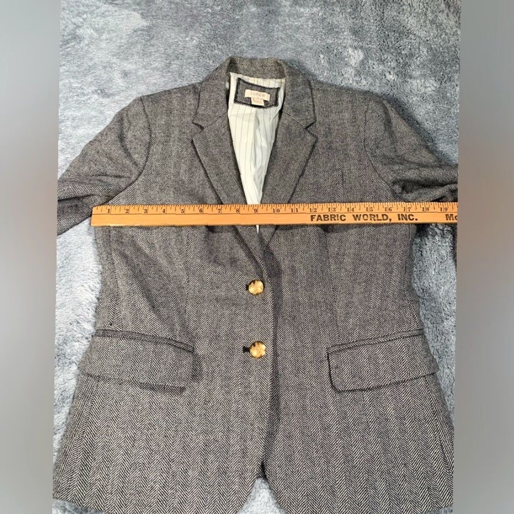 J.Crew J. Crew Wool Blazer 4 Womens Multicolor Wool Basic Jacket Size 4 Regular Size S / US 4 / IT 40 - 6 Thumbnail