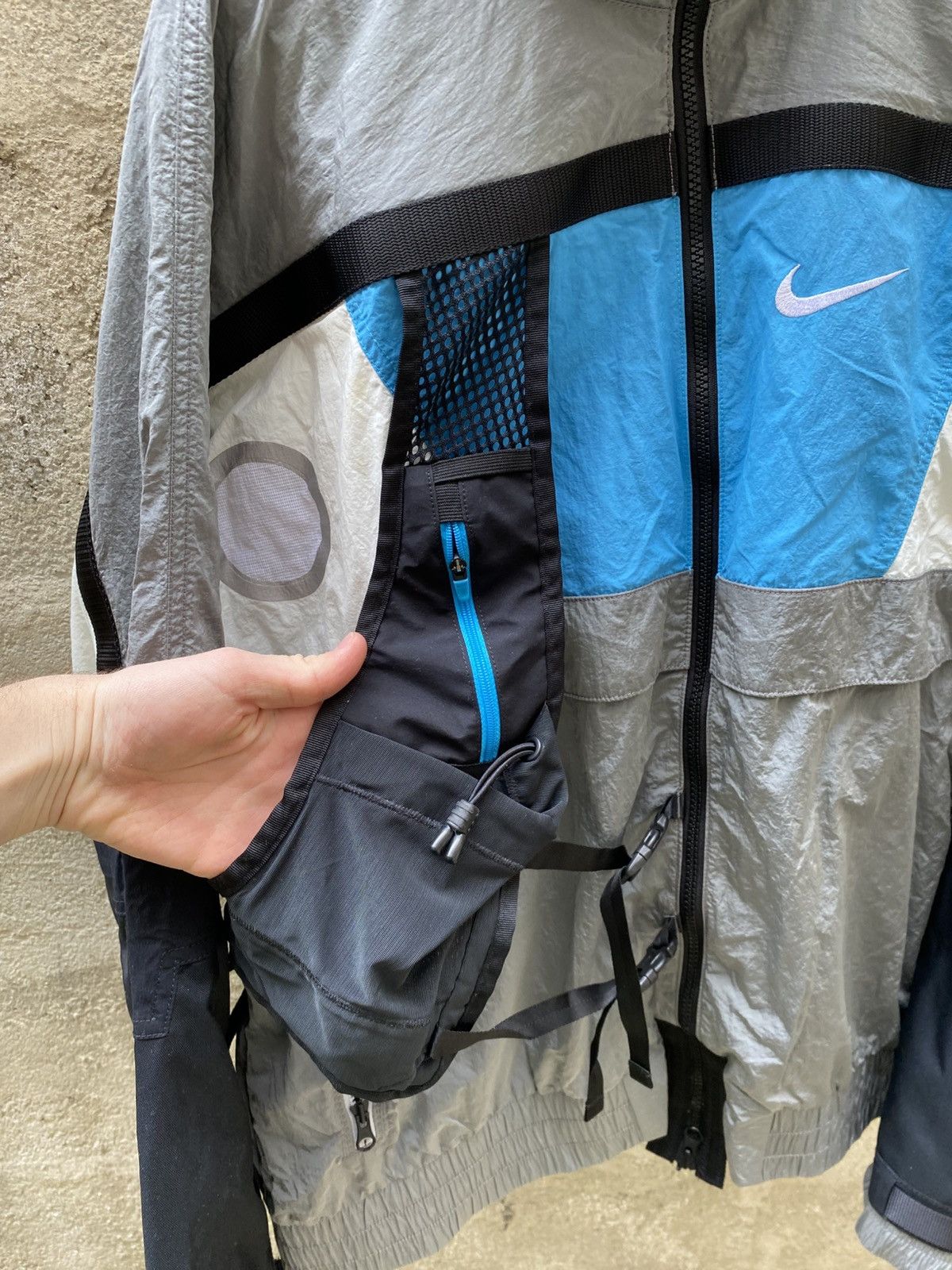 Nike Nike Nrg ISPA Full Zip grey Jacket Technical Zip Up Jacket Size US L / EU 52-54 / 3 - 7 Thumbnail
