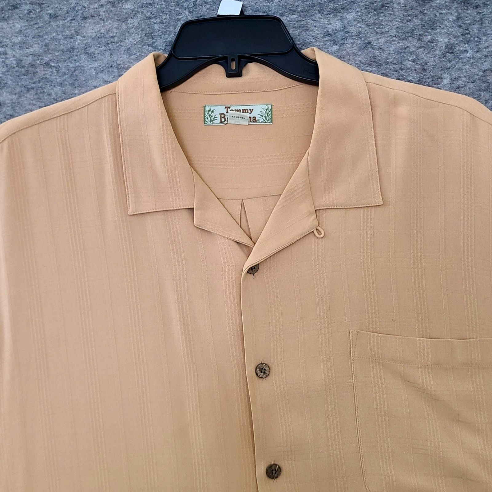 Tommy Bahama Vintage Tommy Bahama 100% Silk Hawaiian Shirt 2XL Salmon Size US XXL / EU 58 / 5 - 2 Thumbnail