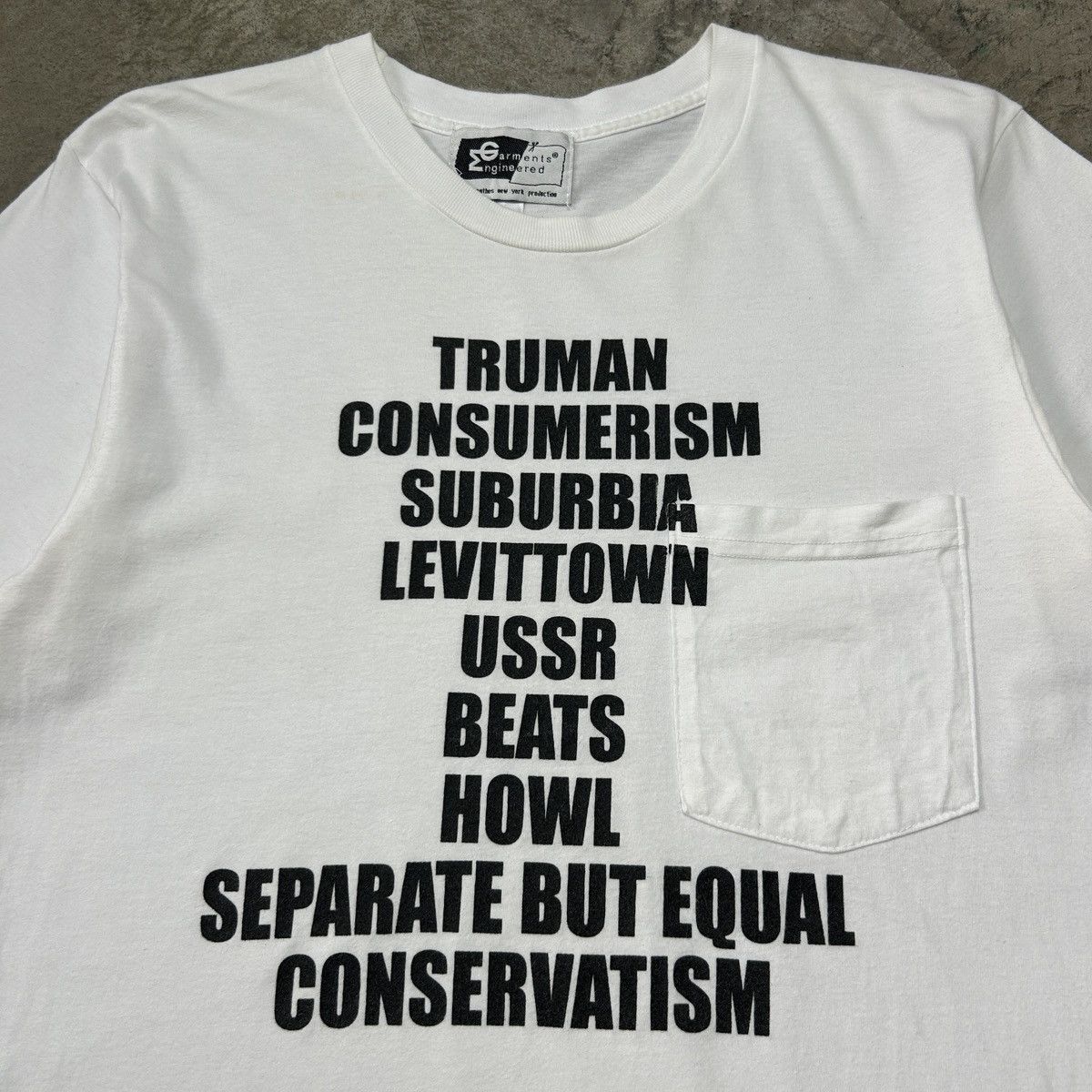 Engineered Garments × Vintage 1990s Engineered Garments - Statement Tee Size US S / EU 44-46 / 1 - 3 Thumbnail