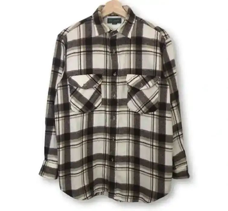 image of Ivy League Flannel Shirt Button Up, Men's (Size Medium)