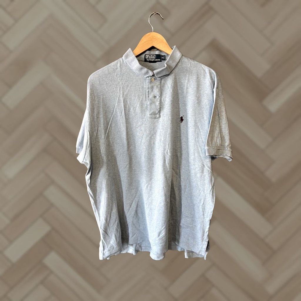 Polo Ralph Lauren Polo Ralph Lauren Polo Shirt Blue Short Sleeve XL Mens Y2K Size US XL / EU 56 / 4 - 1 Thumbnail