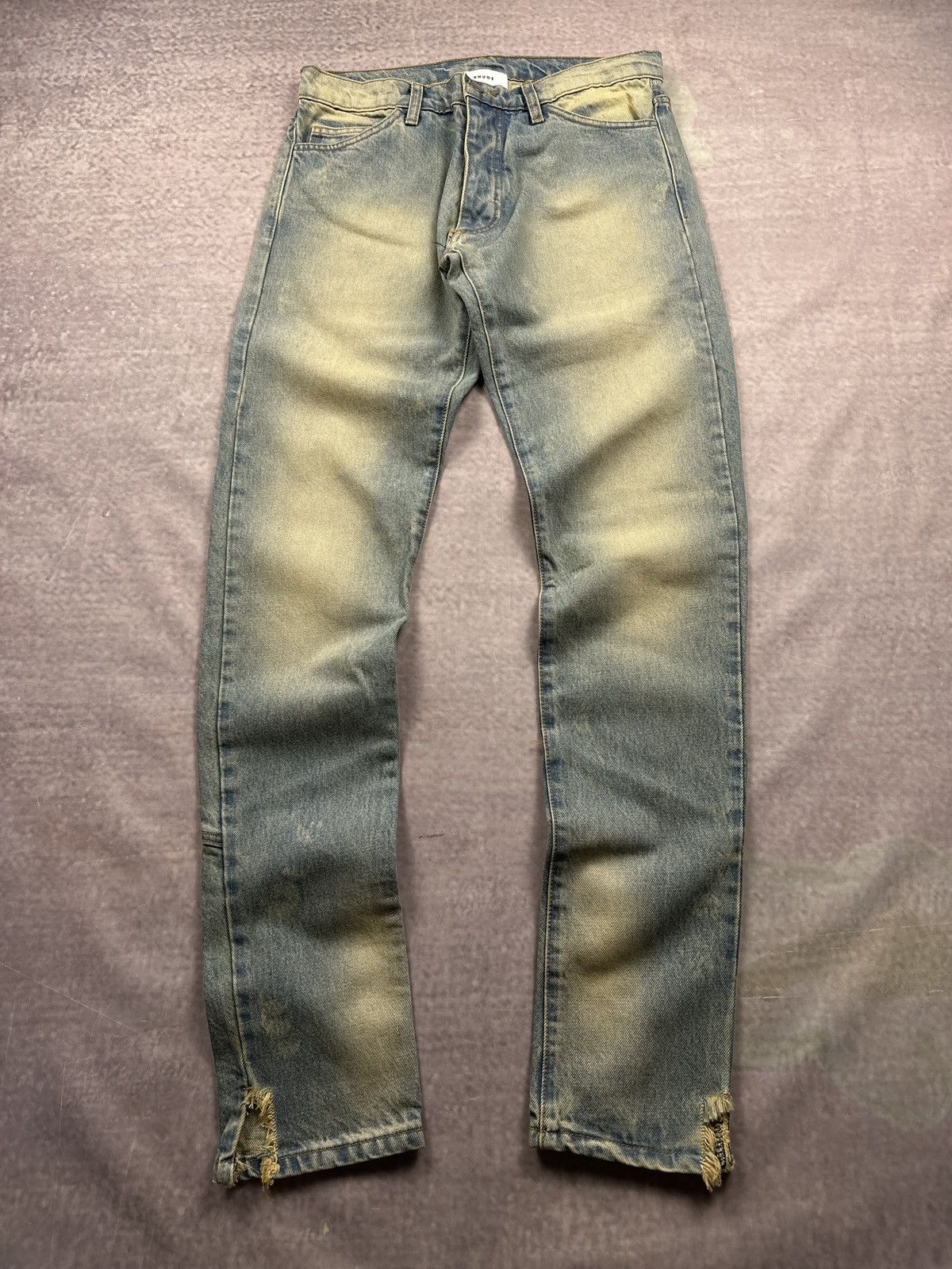 Rare × Streetwear × Stussy Stussy Spray Dye Blue Big Ol