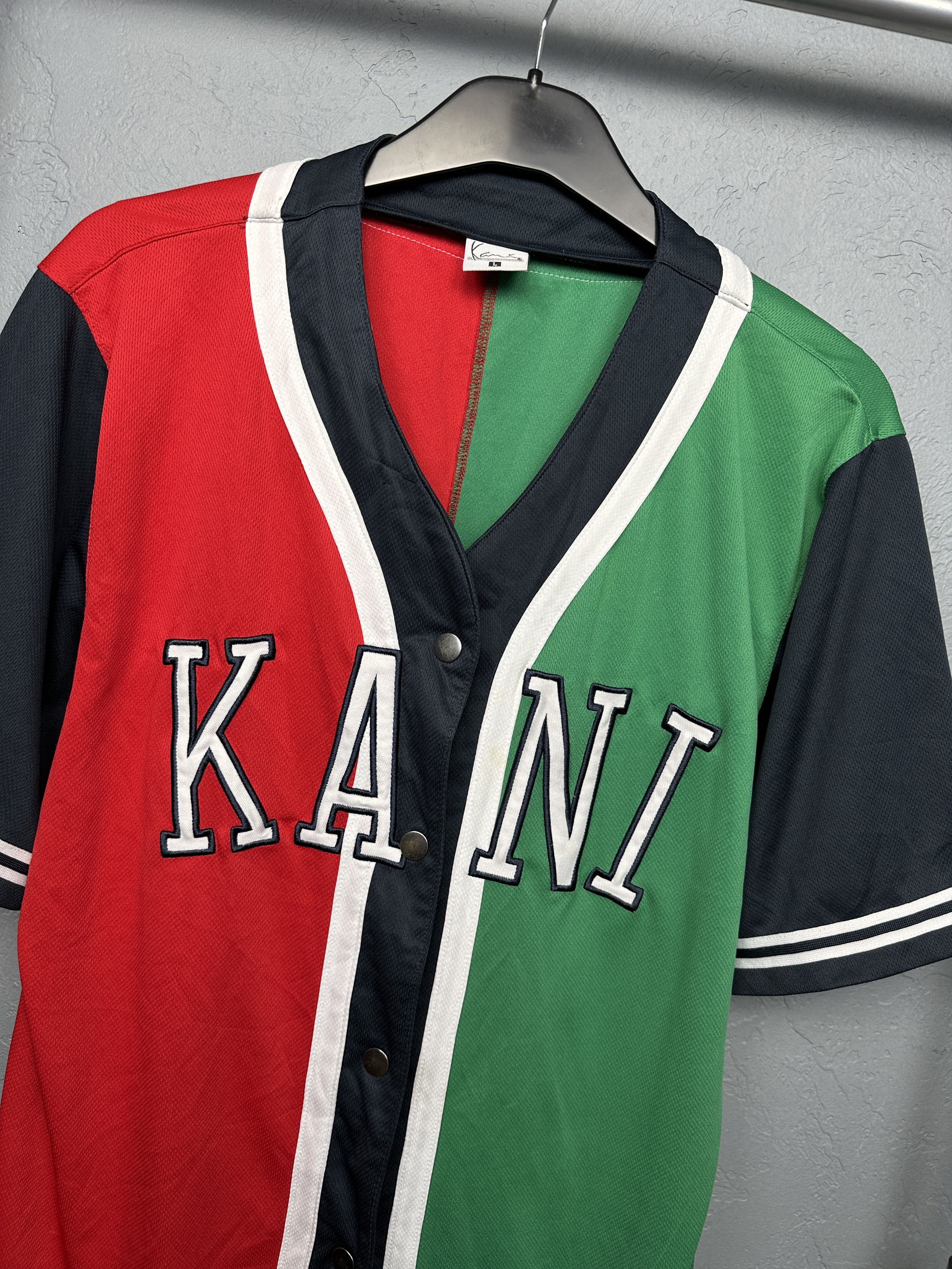 Karl Kani Karl Kani Mens Big Logo Jersey T-Shirt Size US L / EU 52-54 / 3 - 2 Thumbnail