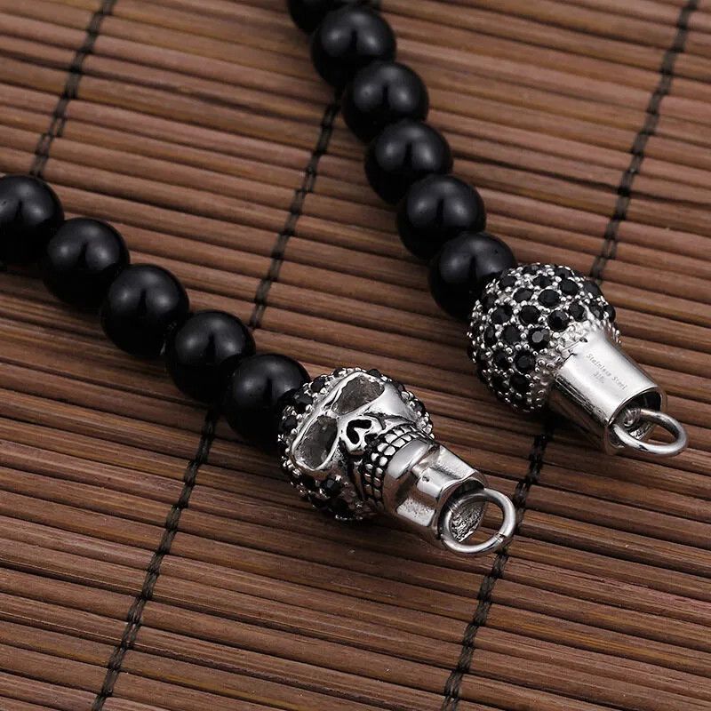Jewelry Creative Skull Cross Metal Pendant Necklace Size ONE SIZE - 3 Thumbnail