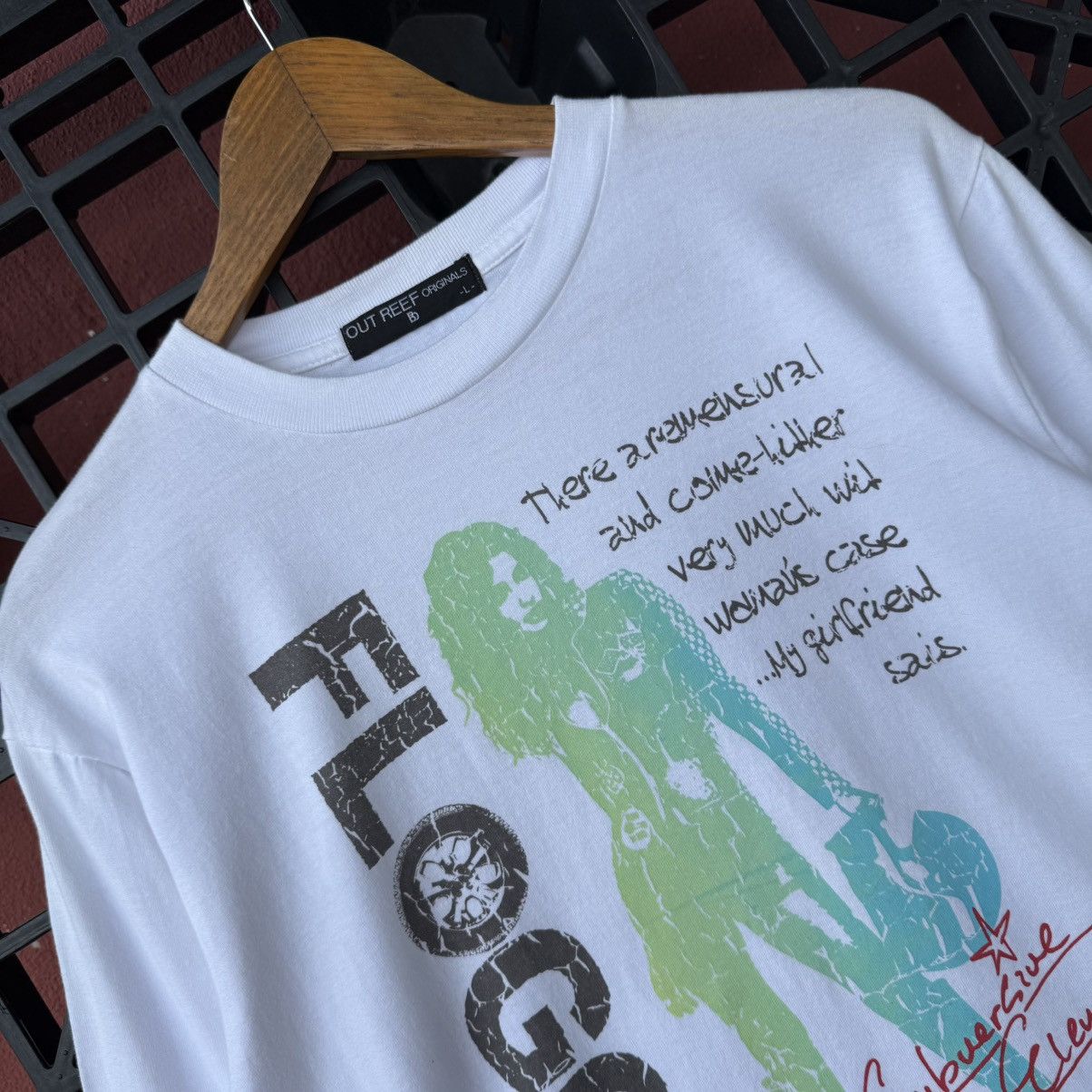 Hysteric Glamour Out REEF Original Potrait Girl Y2K Submersive Element Size US L / EU 52-54 / 3 - 4 Thumbnail