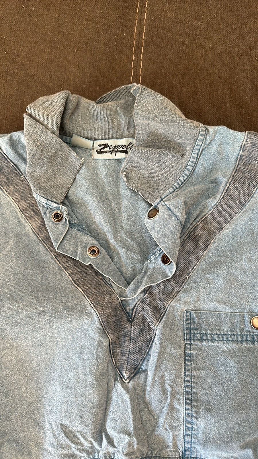 Vintage Vintage 80’s Zeppelin Men’s Shirt. Size US M / EU 48-50 / 2 - 2 Thumbnail