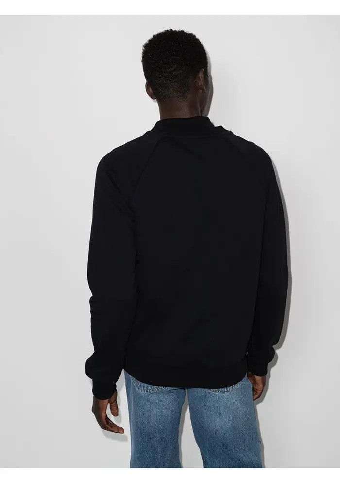 Balmain o1s1wg110925 Logo Print Cotton Sweatshirt in Black Size US L / EU 52-54 / 3 - 2 Thumbnail
