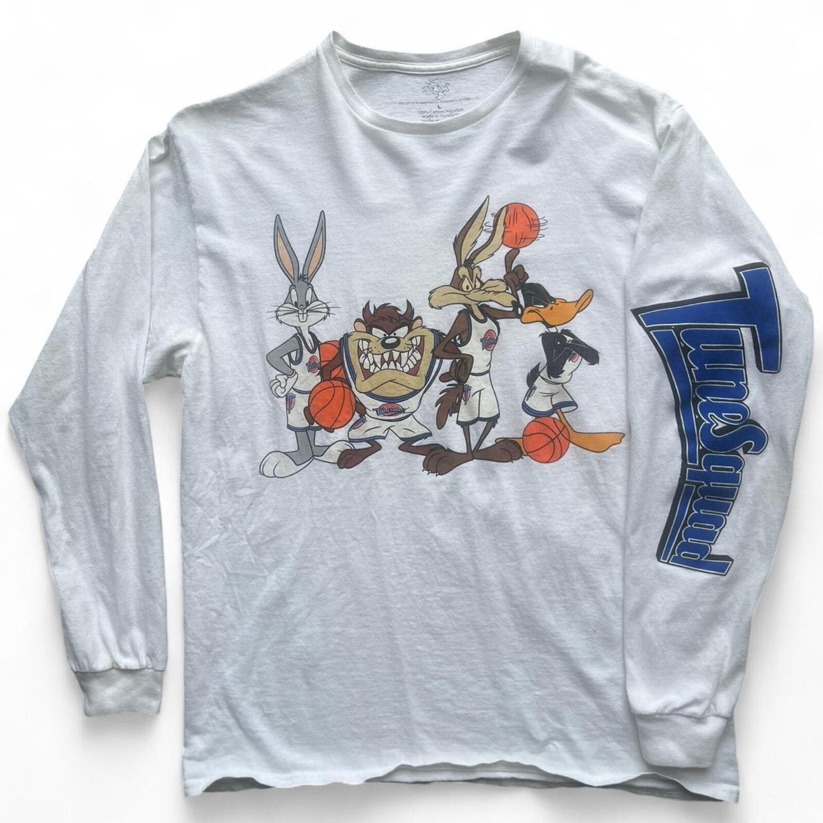 Other Men’s Space Jam Tune Squad Looney Tunes Long Sleeve Shirt Size US L / EU 52-54 / 3 - 1 Thumbnail