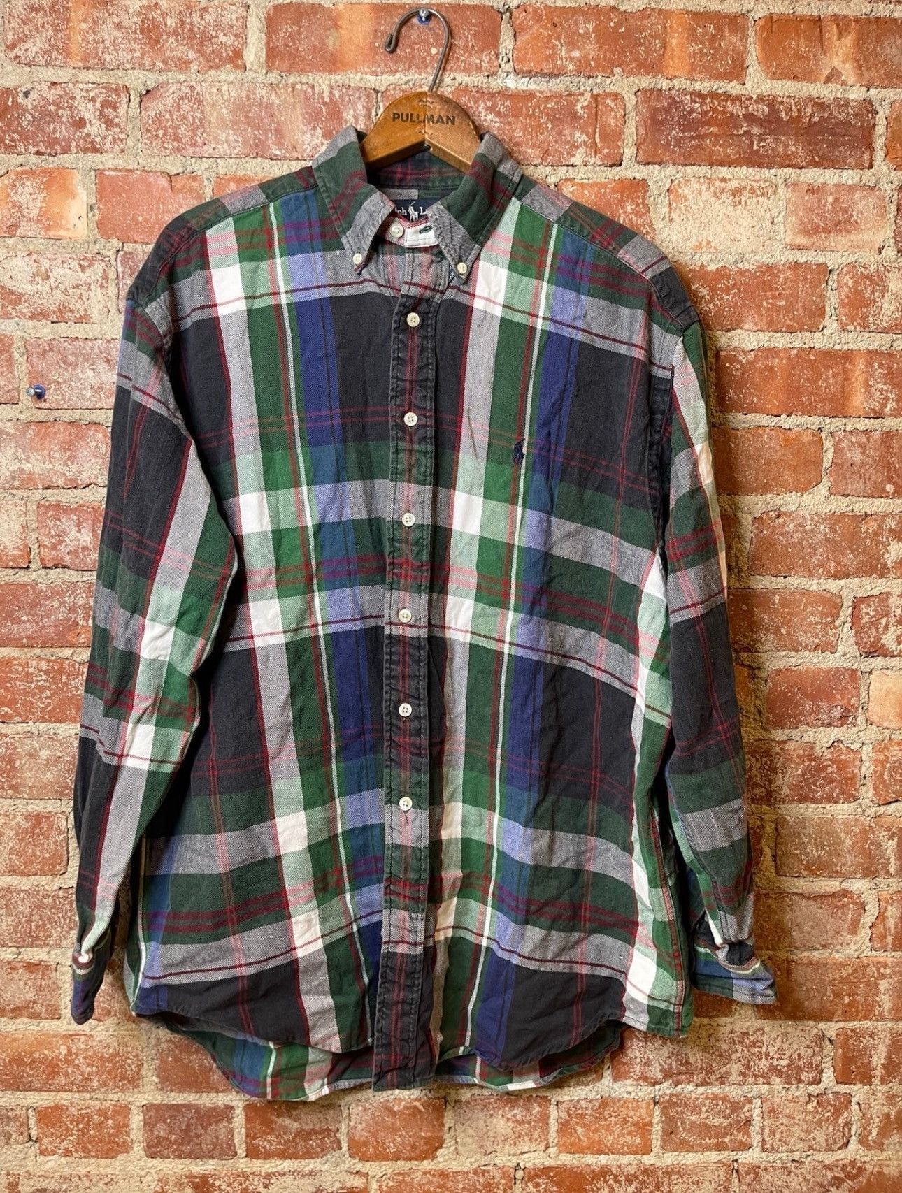 Designer × Polo Ralph Lauren × Ralph Lauren Polo Ralph Lauren Plaid Flannel Button Up Shirt Size US M / EU 48-50 / 2 - 9 Thumbnail