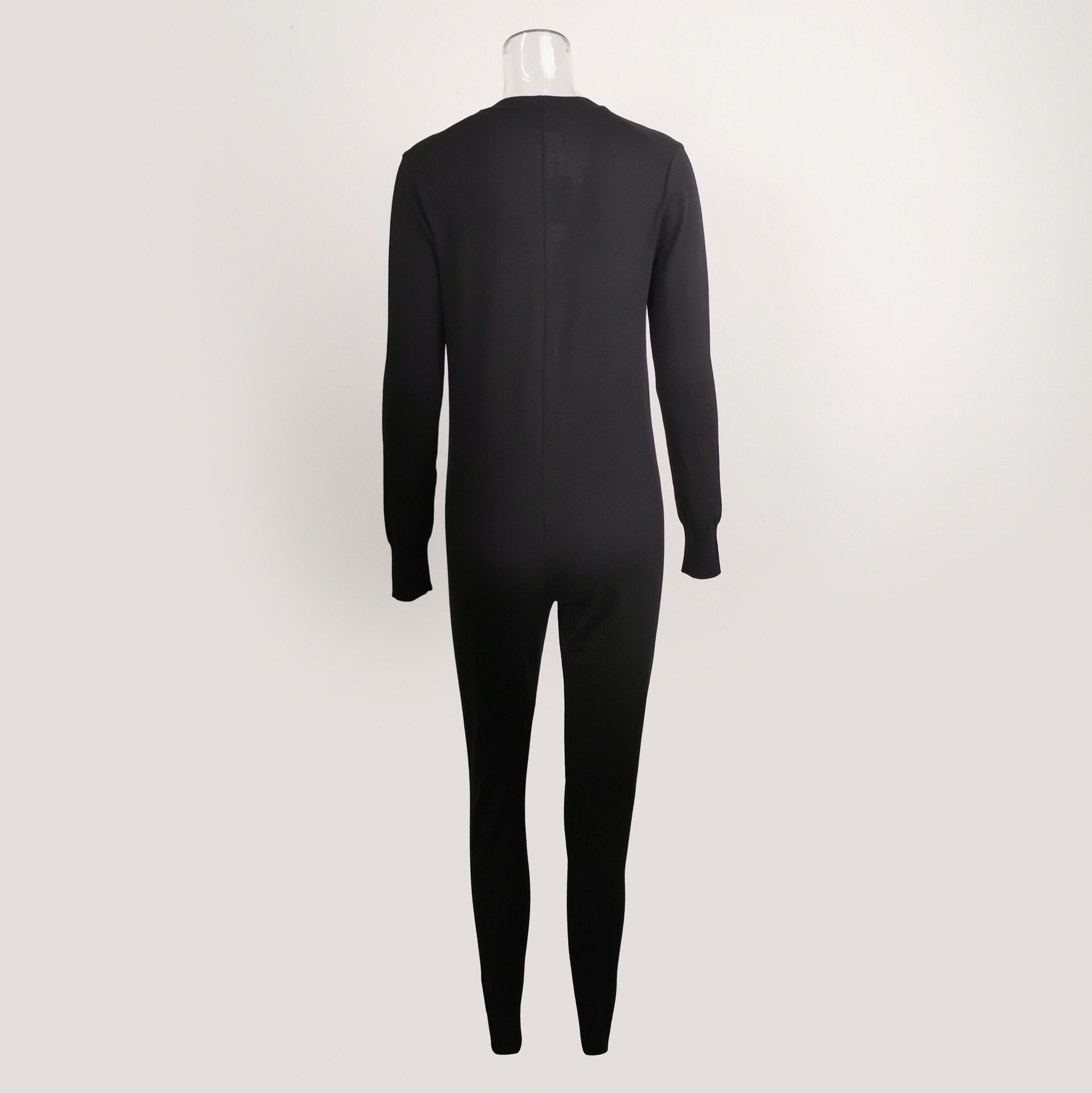 Prada Prada Black Wool Blend V. Size L / US 10 / IT 46 - 2 Thumbnail