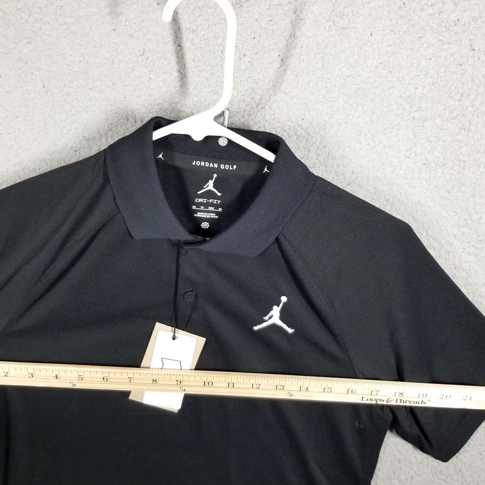 Jordan Brand Nike Jordan Dri-Fit ADV Sport Golf Polo Shirt Black XS Men's Size US XS / EU 42 / 0 - 7 Thumbnail