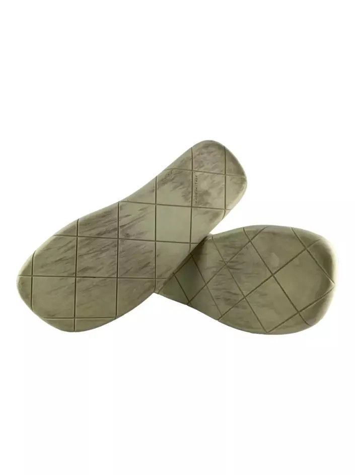 Bottega Veneta o1loc1c0724 651402 Plat Slide in Khaki Size US 7 / EU 40 - 3 Thumbnail