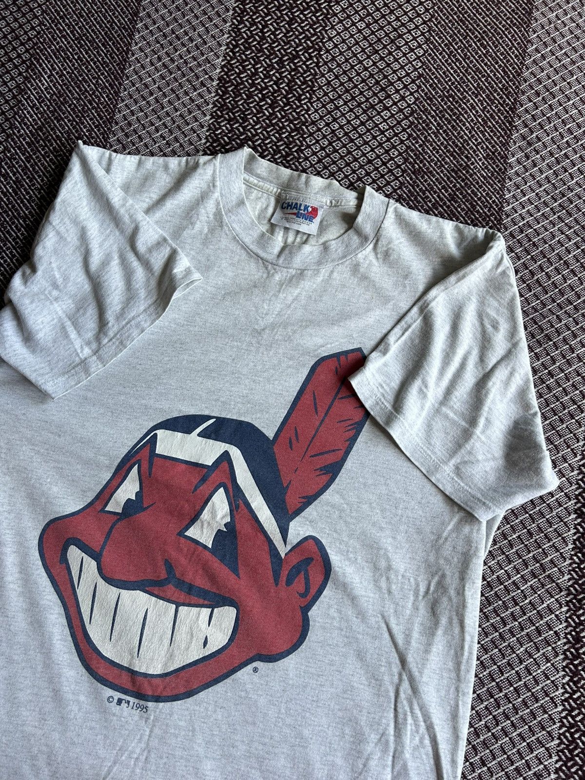 MLB × Vintage Vintage Cleveland 1995 MLB Rare Made in USA Streetwear Sz XL Size US XL / EU 56 / 4 - 9 Thumbnail