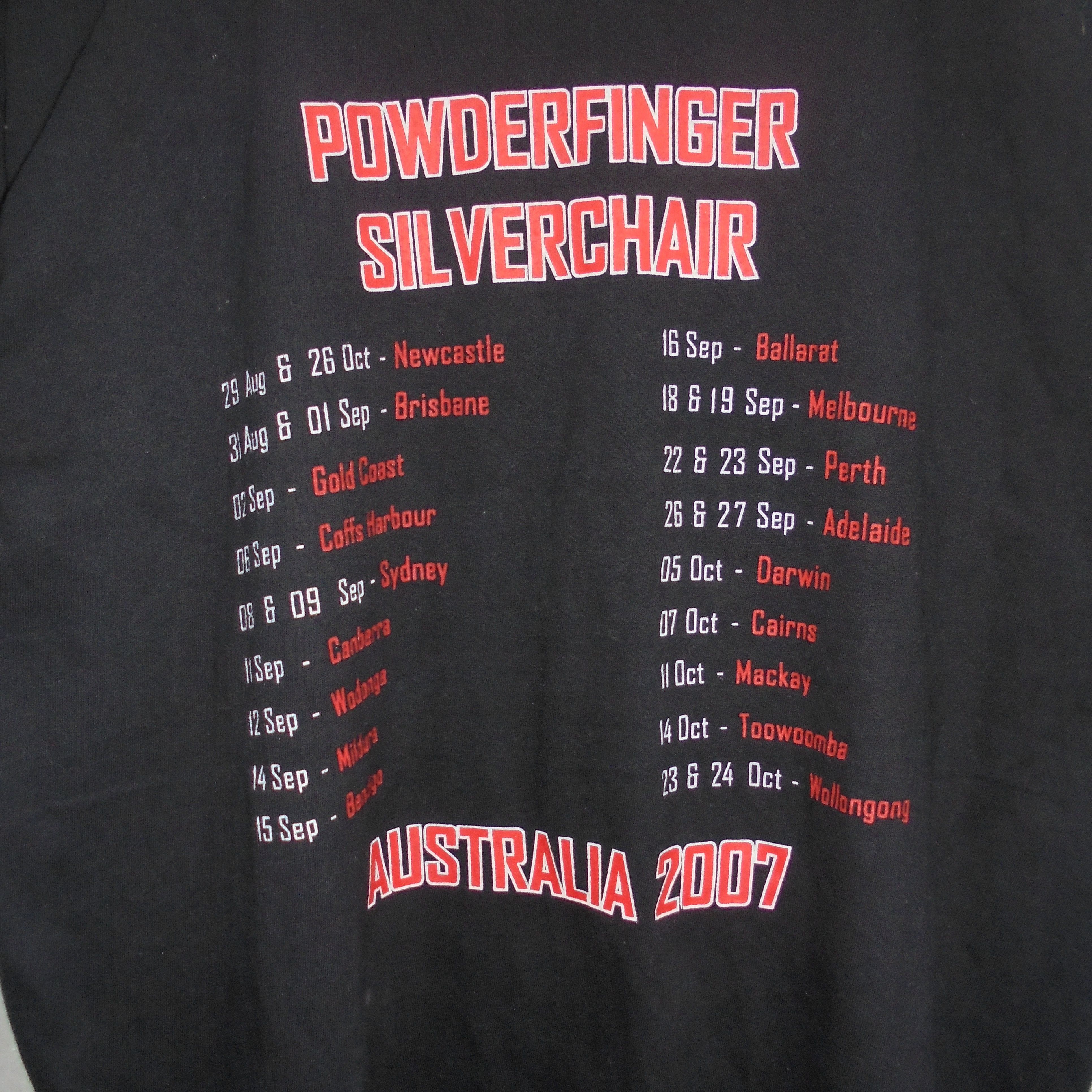 Band Tees Very Rare Silverchair Tour Australia 2007 Band tees Size US M / EU 48-50 / 2 - 7 Thumbnail