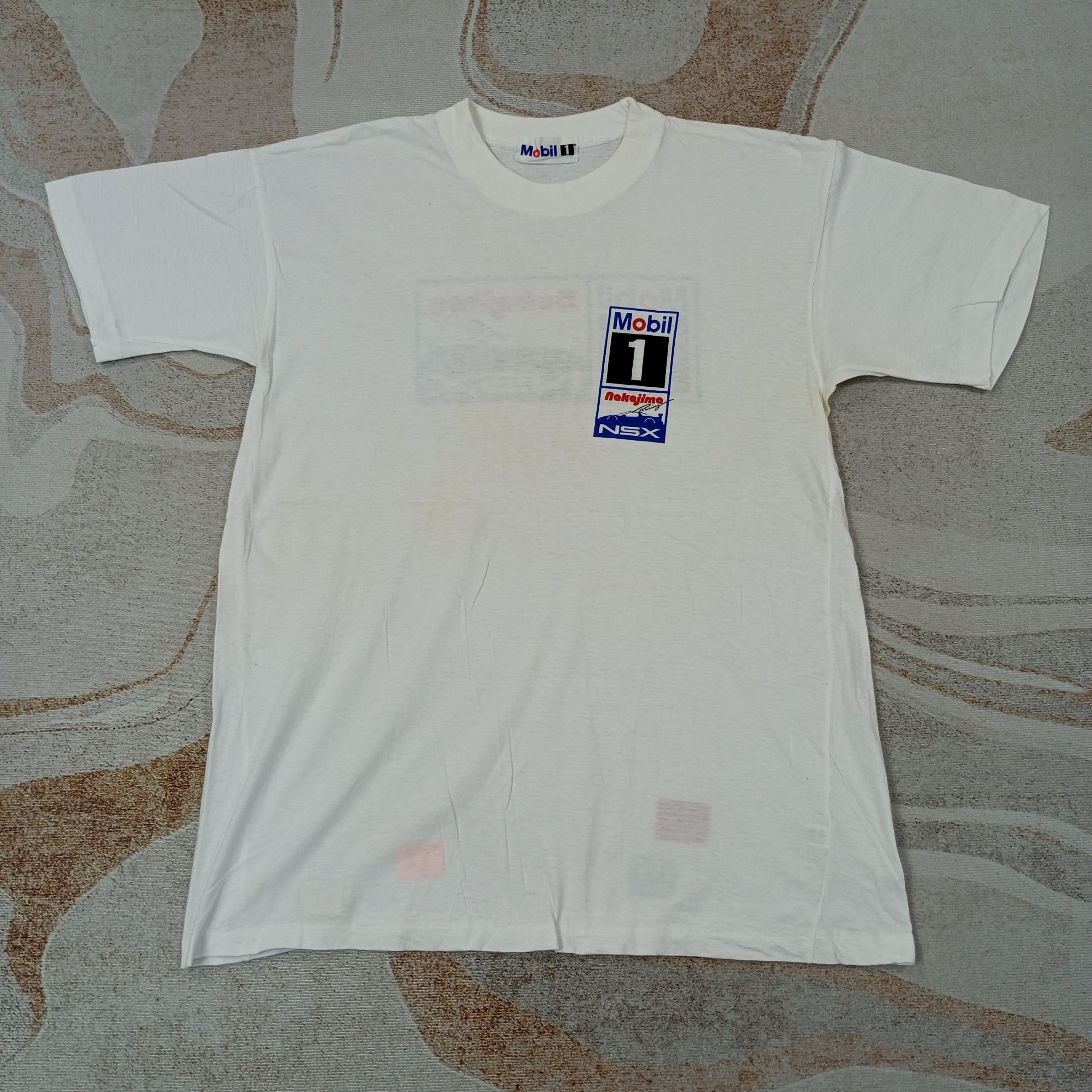 Japanese Brand Mobil 1 Nakajima Racing NSX Japanese Honda Tshirt C239N39 Size US M / EU 48-50 / 2 - 3 Thumbnail
