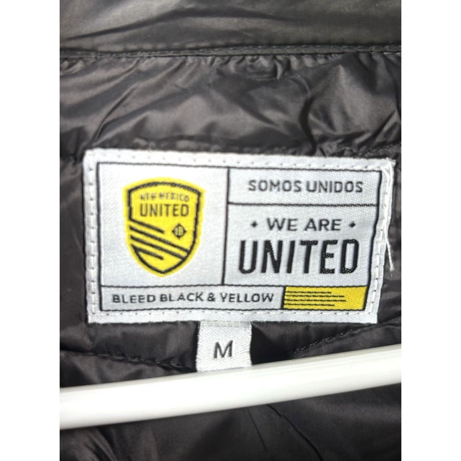 Vintage VINTAGE New Mexico United MLS Men's Jacket Full Zip Black Yellow Size Medium Size US M / EU 48-50 / 2 - 6 Thumbnail