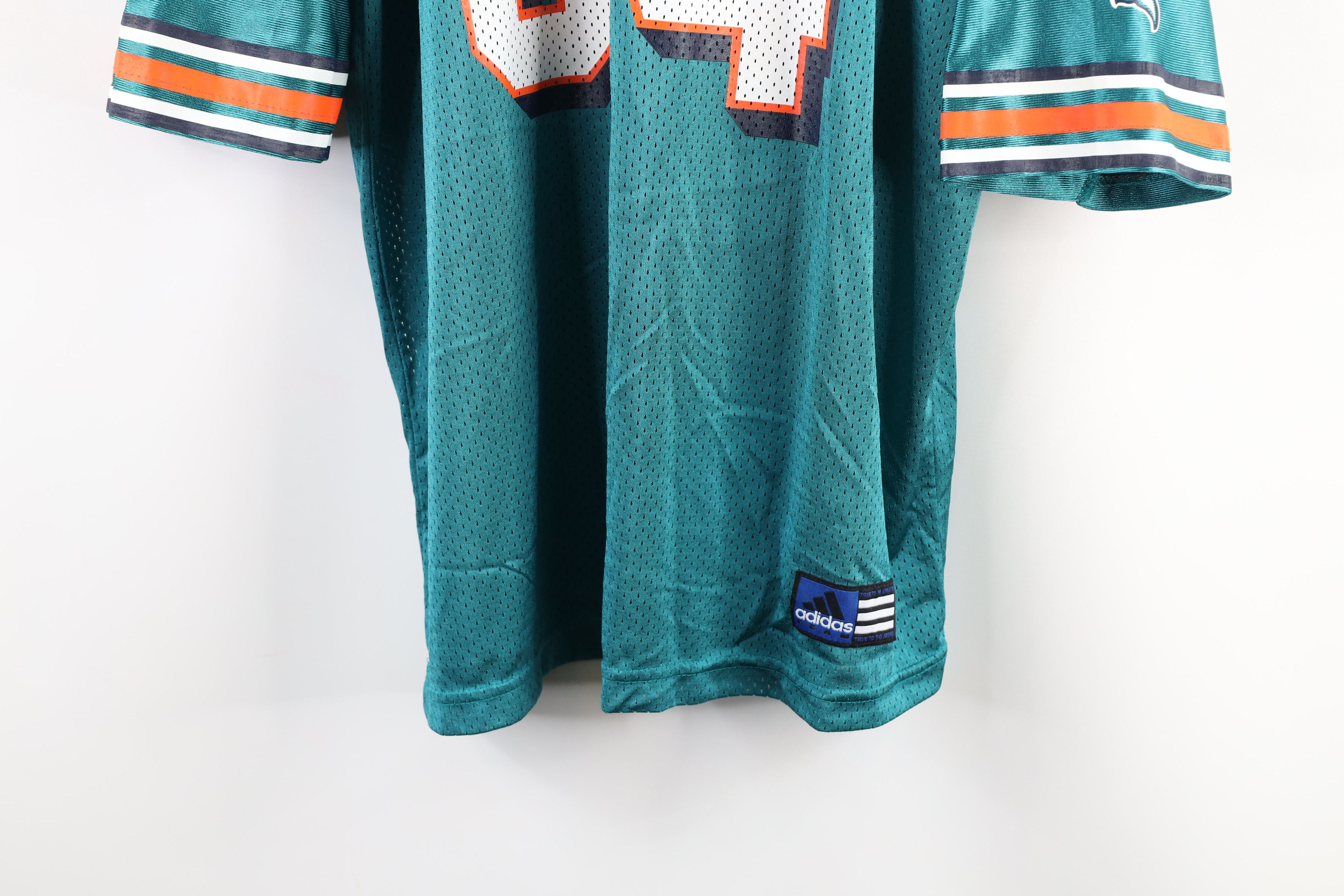 Adidas × Vintage Vintage 90s Adidas Miami Dolphins Football Jersey Teal Size US S / EU 44-46 / 1 - 3 Thumbnail