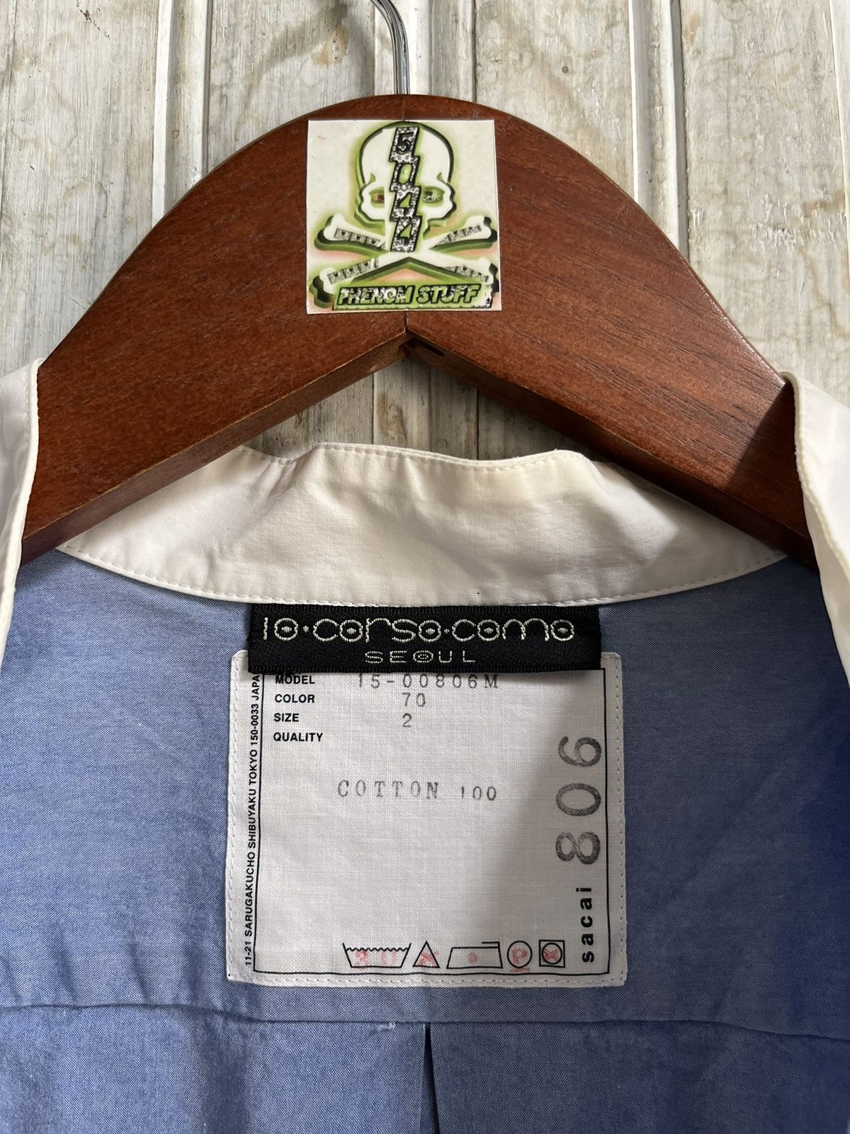 Sacai Long Shirt 10 Corso Como X Sacai Size US M / EU 48-50 / 2 - 6 Thumbnail