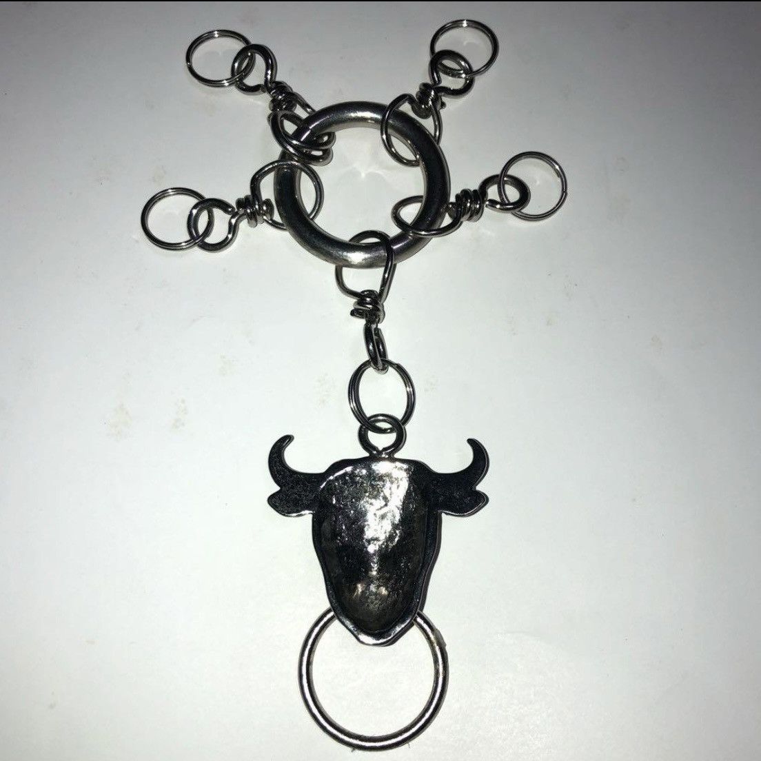 Jean Paul Gaultier Silver Bull Logo Keychain Size ONE SIZE - 4 Thumbnail