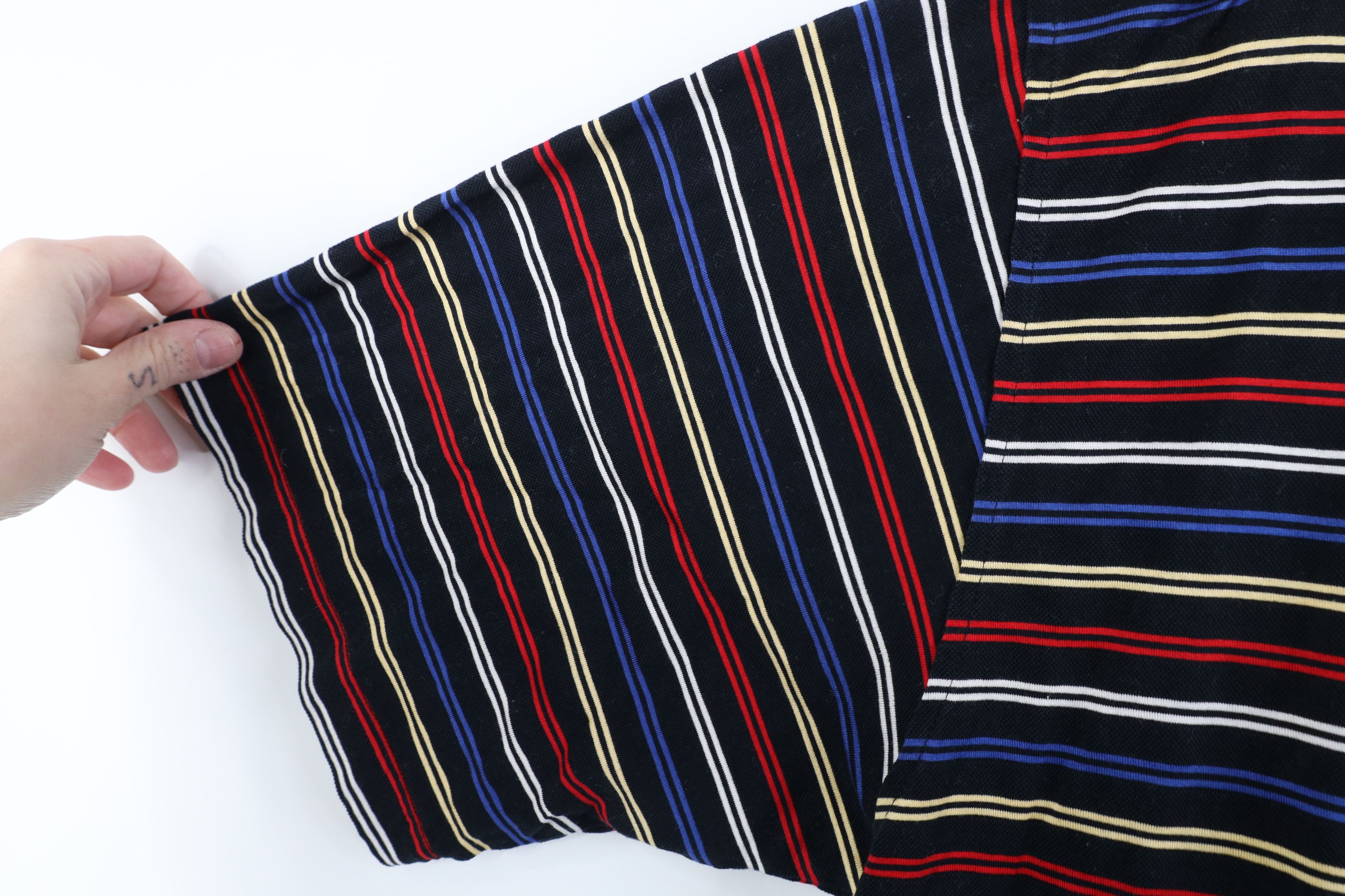Vintage Vintage 90s Streetwear Striped Knit Collared Golf Polo Shirt Size US XL / EU 56 / 4 - 7 Thumbnail