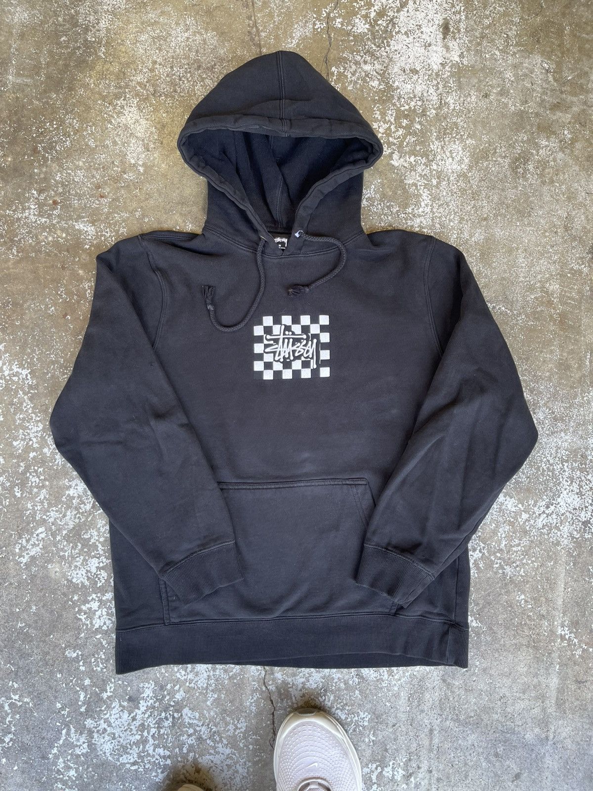 Stussy Stussy Checkerboard Logo Hoodie Size US M / EU 48-50 / 2 - 1 Thumbnail