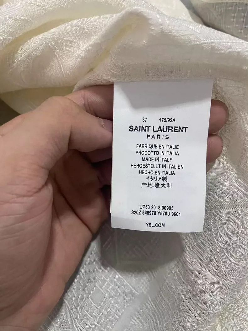 Saint Laurent Paris Saint Laurent Paris size 37 19SS New Year Embossed Bandage Size US M / EU 48-50 / 2 - 5 Thumbnail