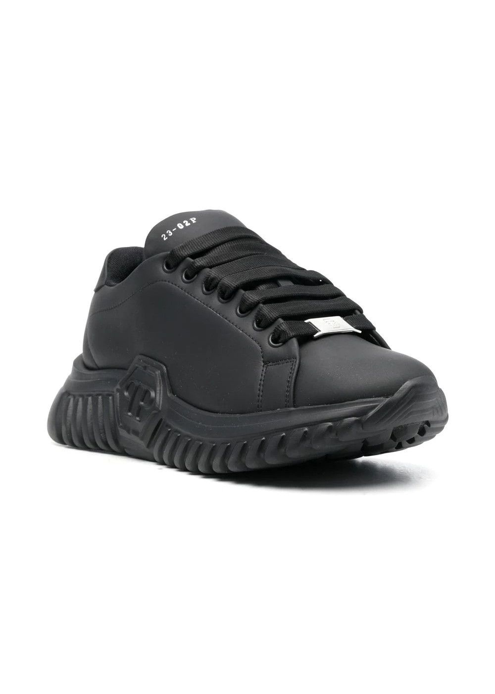 Philipp Plein PHILIPP PLEIN black Supersonic low chunky sole sneakers 9 42 Size US 9 / EU 42 - 2 Thumbnail