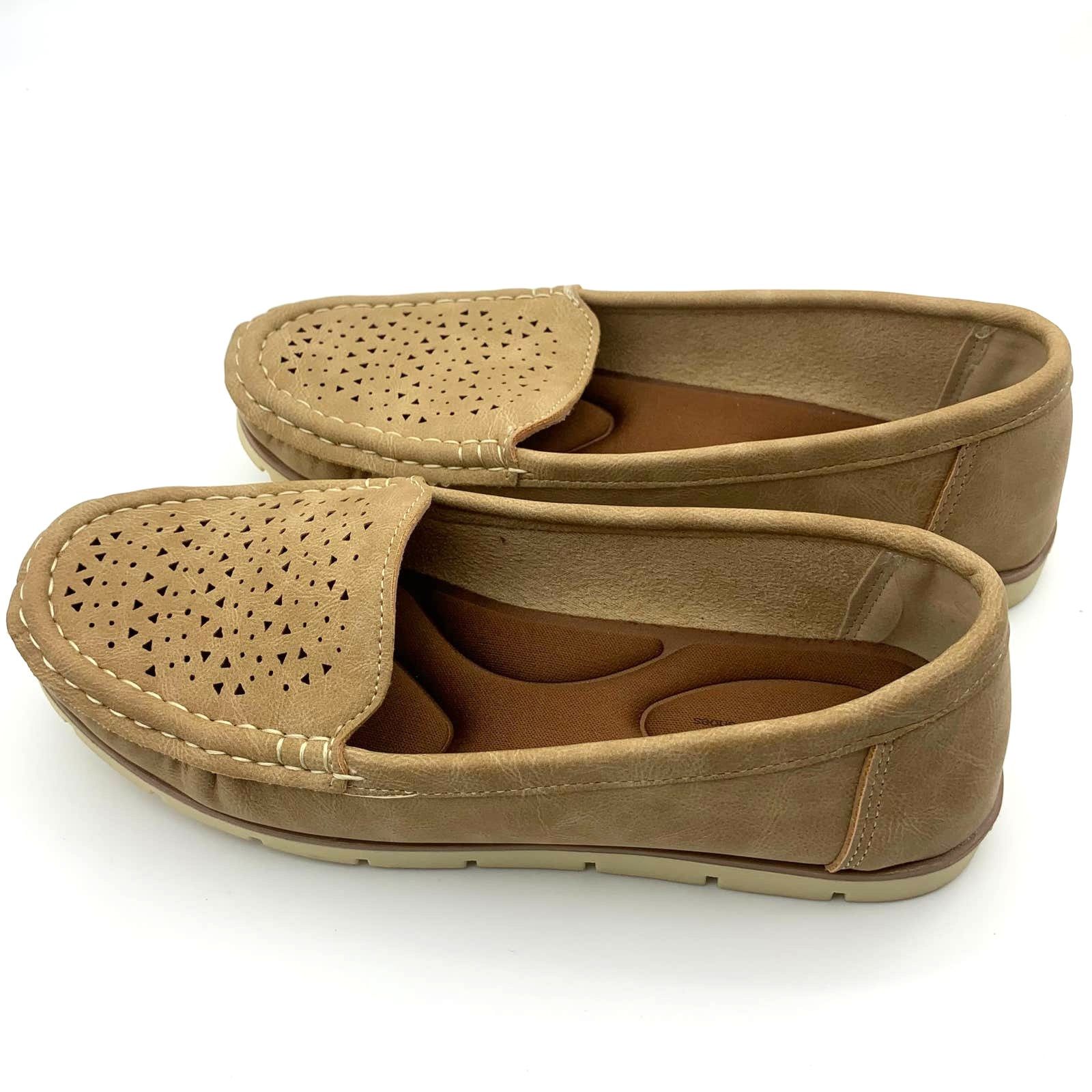 Other Loafer Flats Womens Size 8.5 Brown Faux Suede Slip On Size US 8.5 / IT 38.5 - 2 Thumbnail