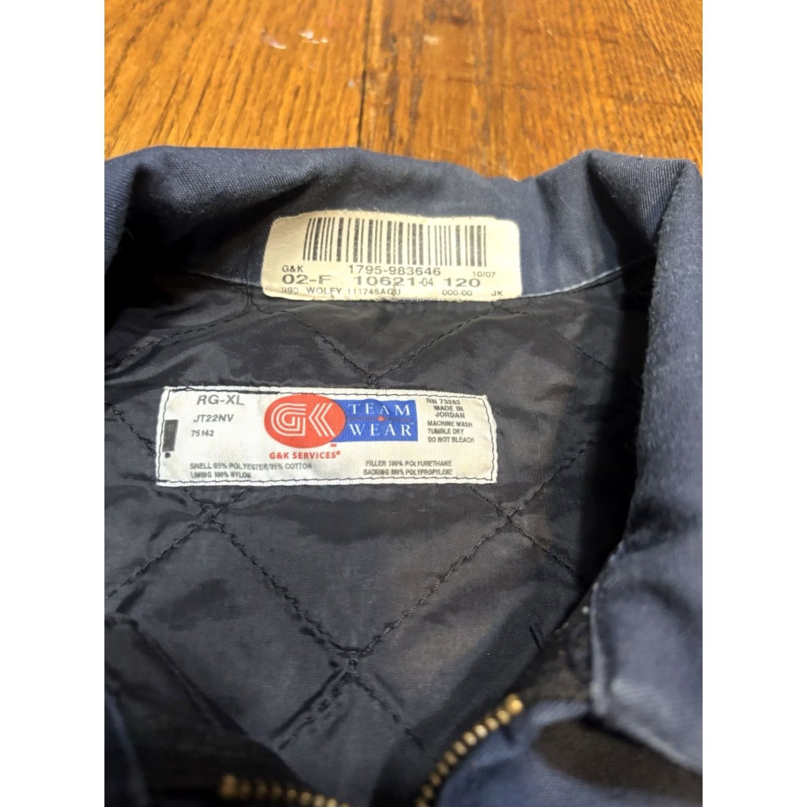 Vintage VINTAGE Aramark Jacket Mens XL Blue Quilted Lined Work Delivery Size US XL / EU 56 / 4 - 3 Thumbnail