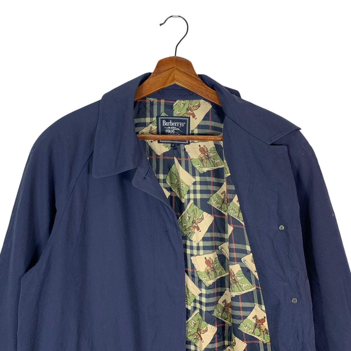 Burberry × Burberry Prorsum Vintage Burberrys Of London Photo Print Horse Overcoat Size US M / EU 48-50 / 2 - 6 Thumbnail
