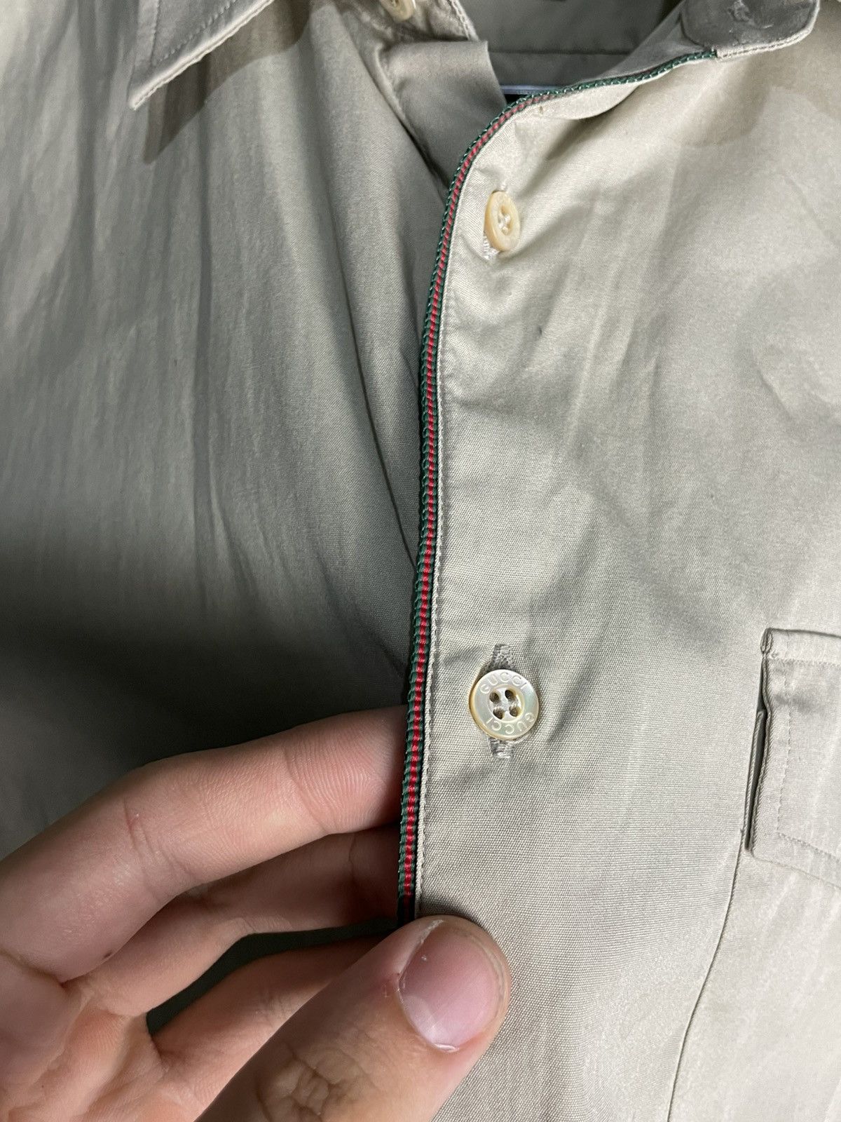 Gucci Gucci Shirt Button Up Long Sleeve Tom Ford Era Size US M / EU 48-50 / 2 - 3 Thumbnail