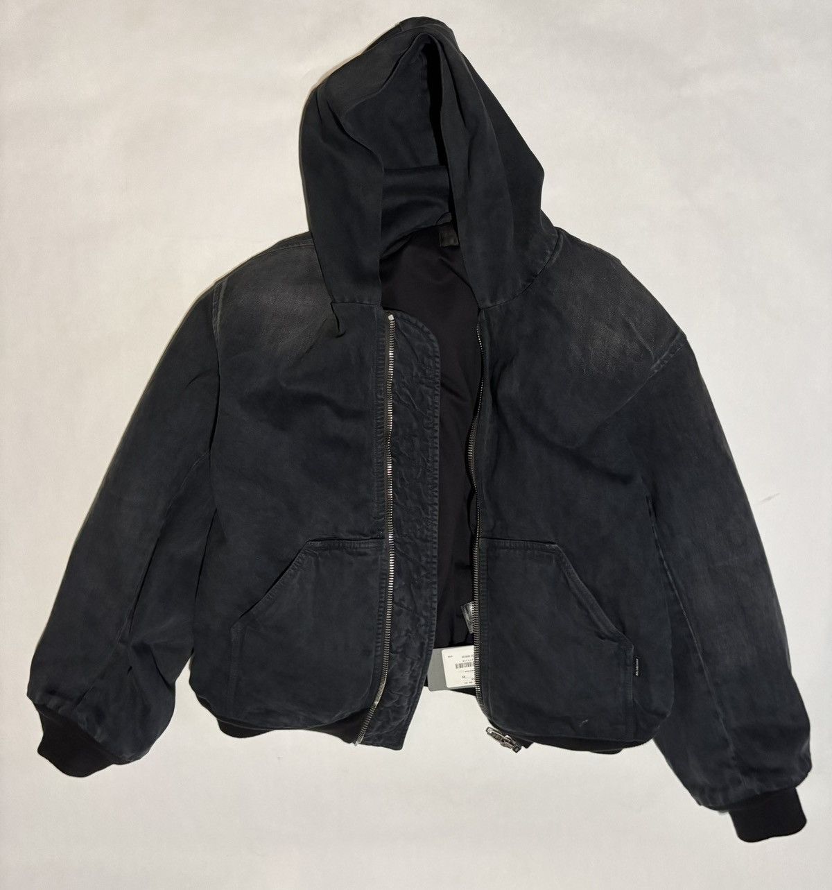 Balenciaga Balenciaga Oversized Denim Bomber Size US XS / EU 42 / 0 - 1 Thumbnail