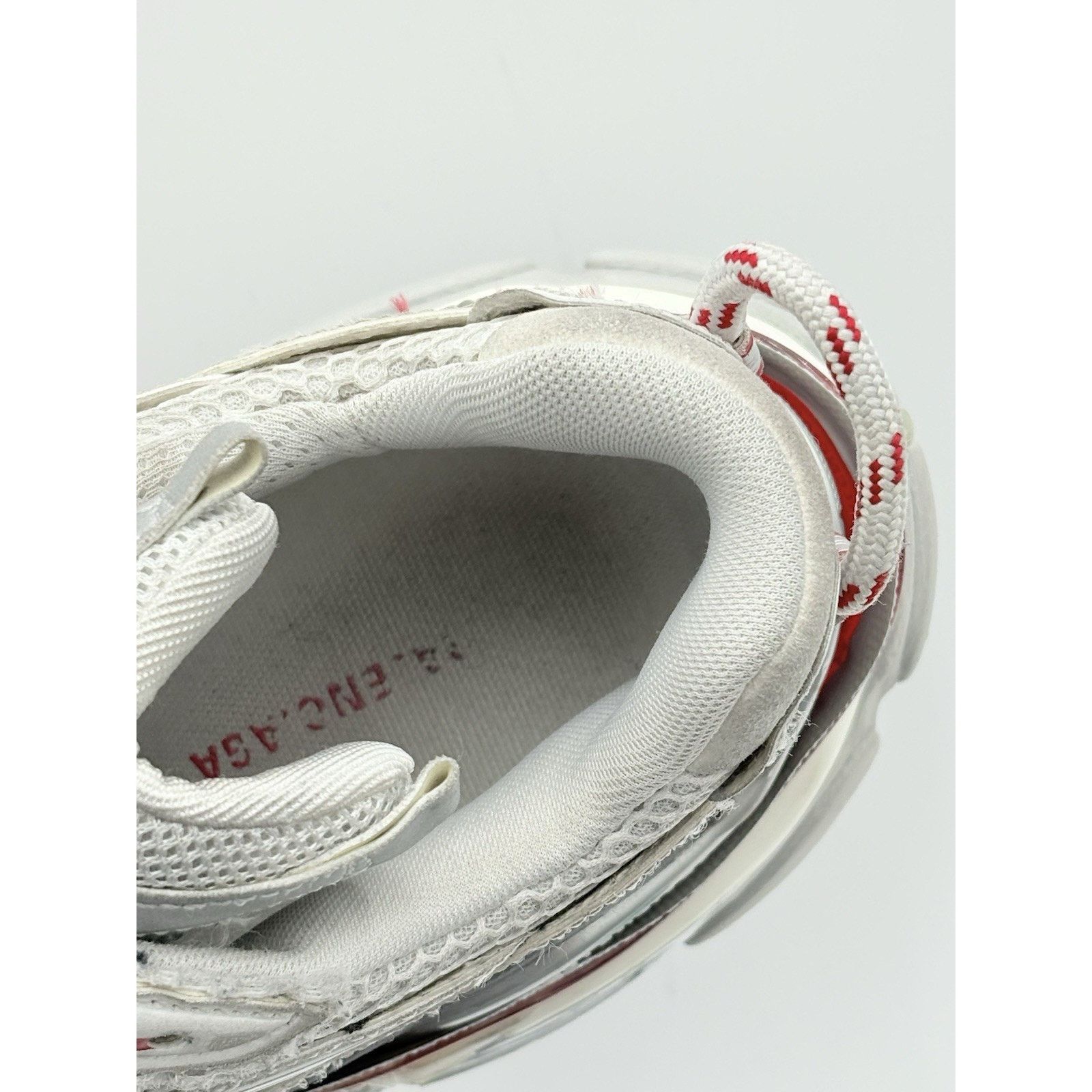 Balenciaga Balenciaga Runner 2.0 ' White Grey Red ' | GREAT CONDITION! Size US 11 / EU 44 - 12 Thumbnail