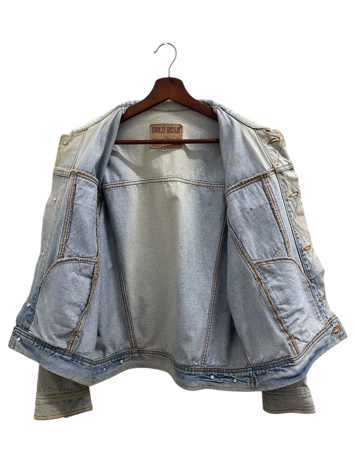 Edwin Vintage Gold Rush X Edwin Sunfaded Trucker Jacket Size US M / EU 48-50 / 2 - 10 Thumbnail
