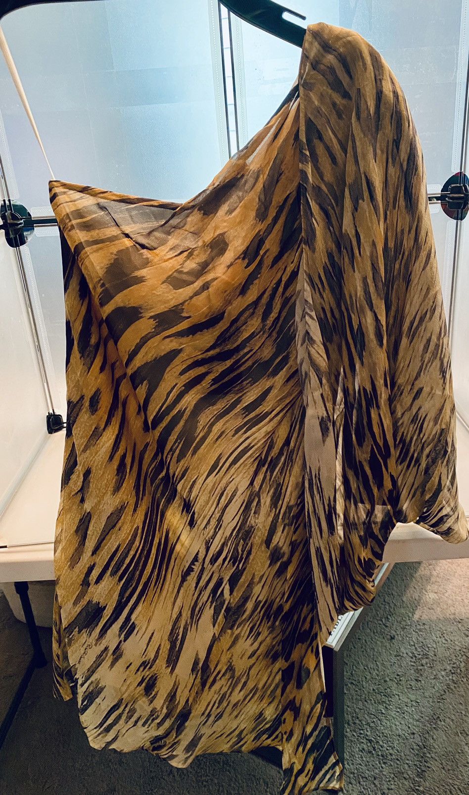 Roberto Cavalli Roberto Cavalli 🇮🇹 Foxy Lady Asymétrique Vert Léopard NWT Size XS / US 0-2 / IT 36-38 - 7 Thumbnail