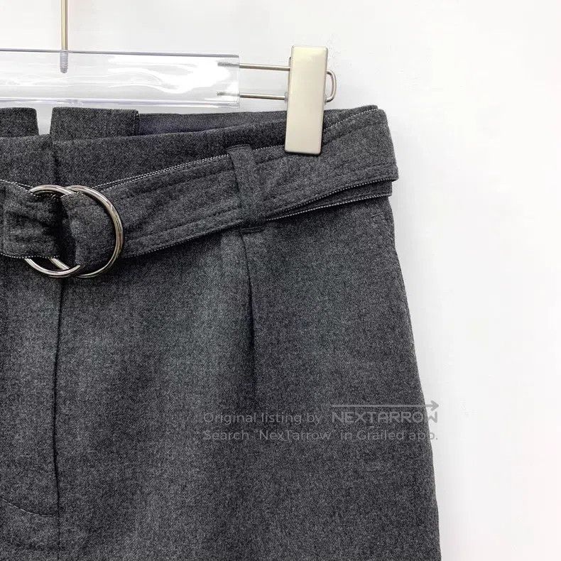 Brunello Cucinelli Brunello Cucinelli Wool half-skirt, dark gray Size 25" / US 0 / IT 36 - 3 Thumbnail