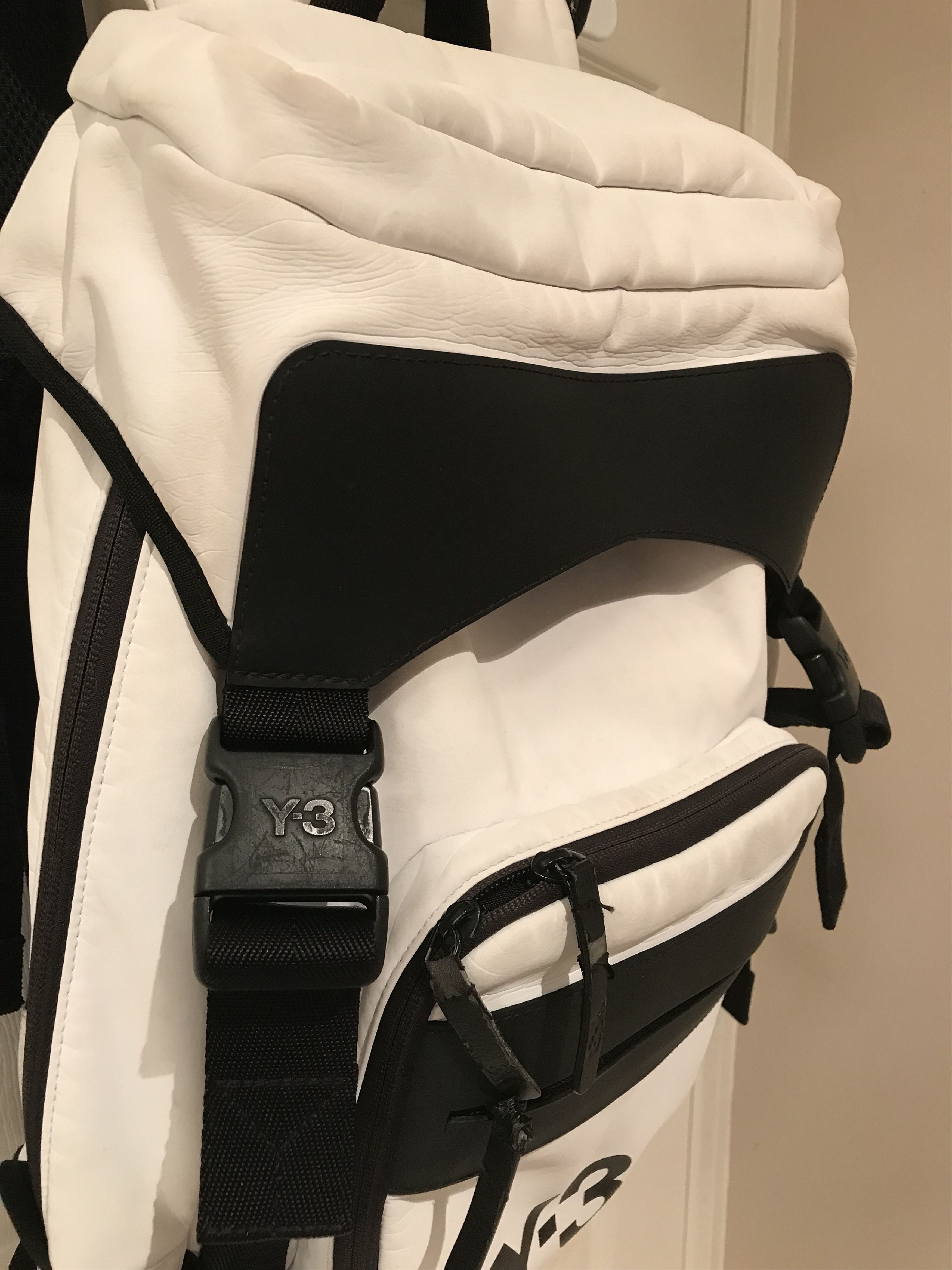 Adidas Y-3 Ultratech Backpack White Large Size ONE SIZE - 5 Thumbnail