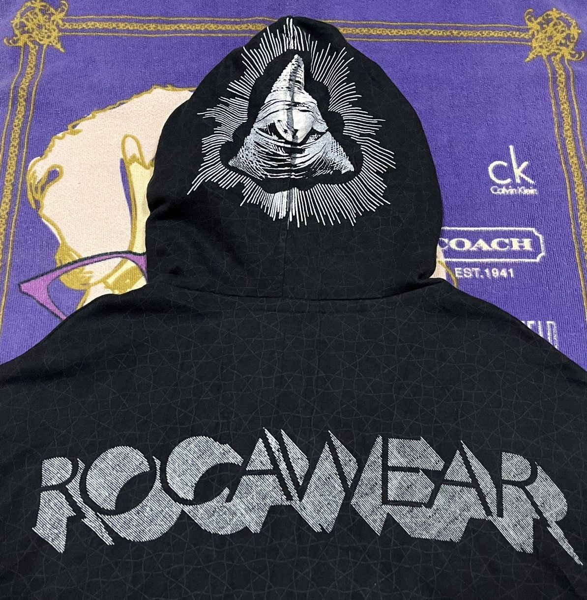 Rocawear ROCAWEAR Streetwear Hoodies x Rare Design Size US L / EU 52-54 / 3 - 3 Thumbnail