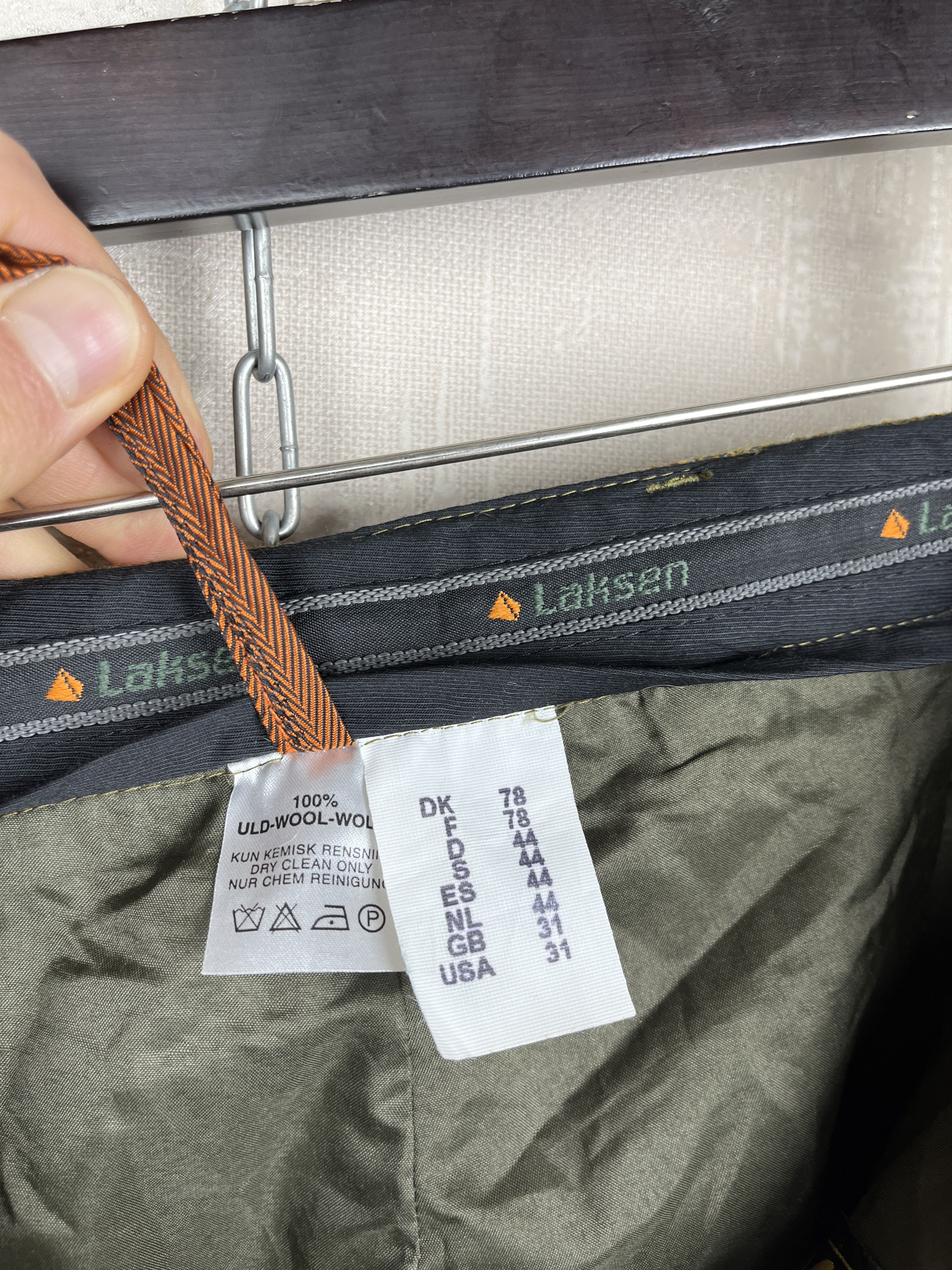 Goretex Laksen Gore-Tex Wool Hunting Breeks Pants Thrie Estaits Size US 31 - 13 Thumbnail