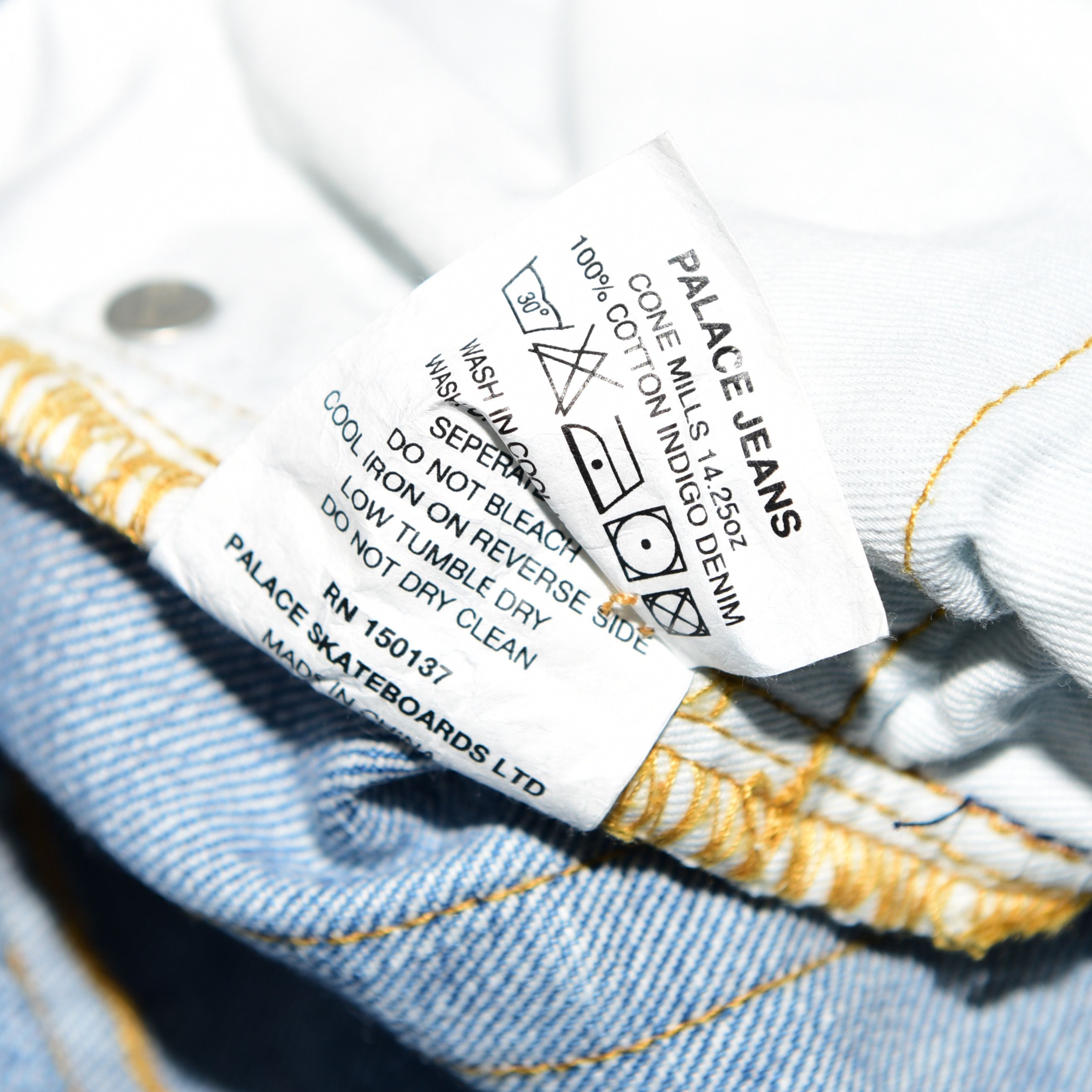 Palace Palace Denim Skinny Jeans Size US 32 / EU 48 - 7 Thumbnail