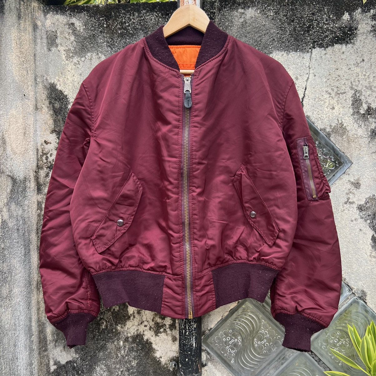 Alpha Industries “VINTAGE” INTERMEDIATE MA-1 ALPHA INDUSTRIES BOMBER JACKET Size US L / EU 52-54 / 3 - 1 Thumbnail