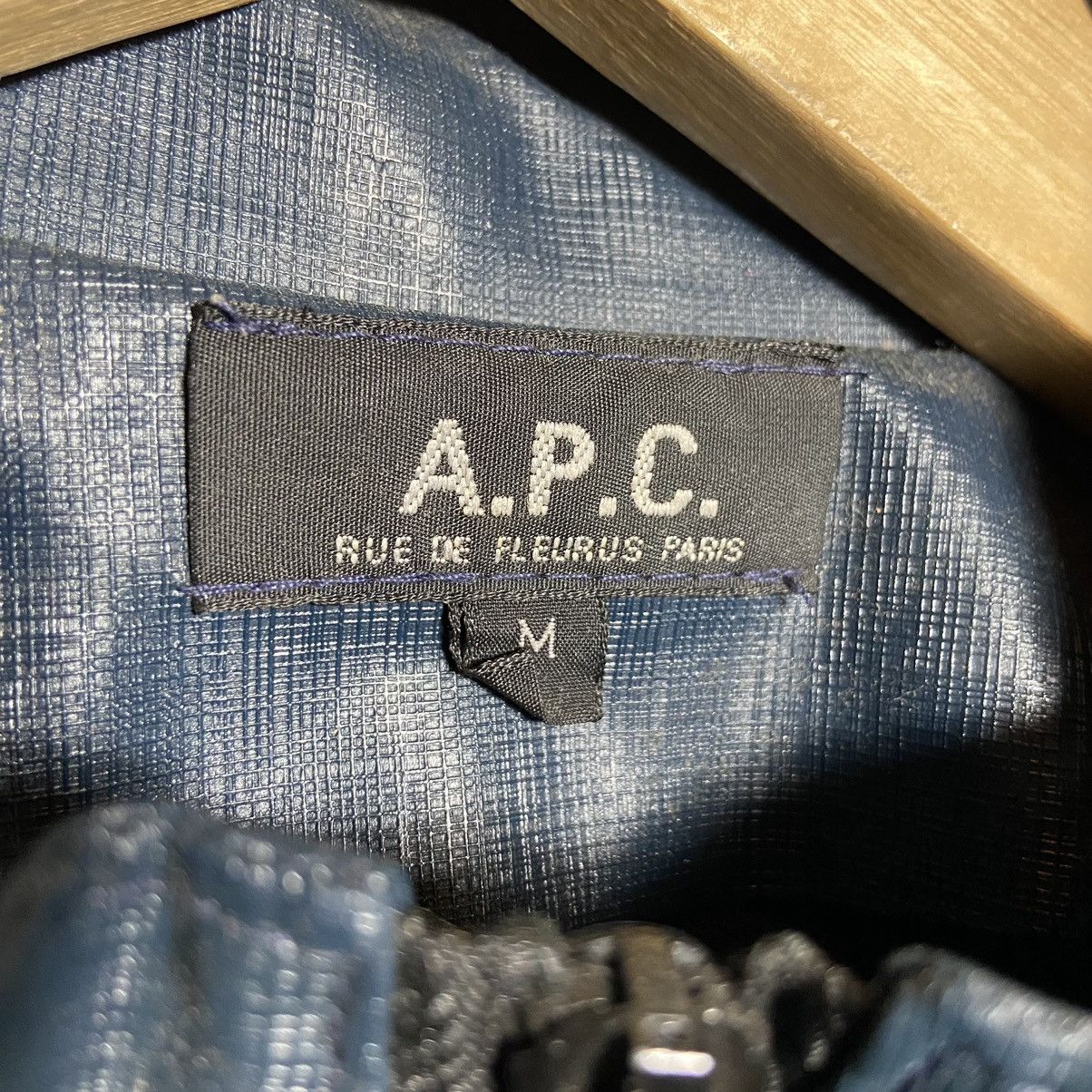 A.P.C. × Vintage Vintage A.P.C. Waterproof Full Zip Bomber Jacket Size US M / EU 48-50 / 2 - 6 Thumbnail