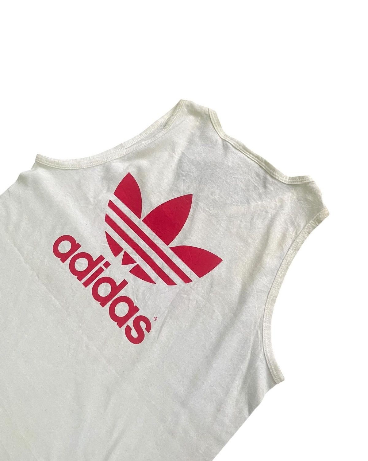 Adidas Vintage Adidas Trefoil Deadstock Sleeveless Tshirt Size US M / EU 48-50 / 2 - 8 Thumbnail