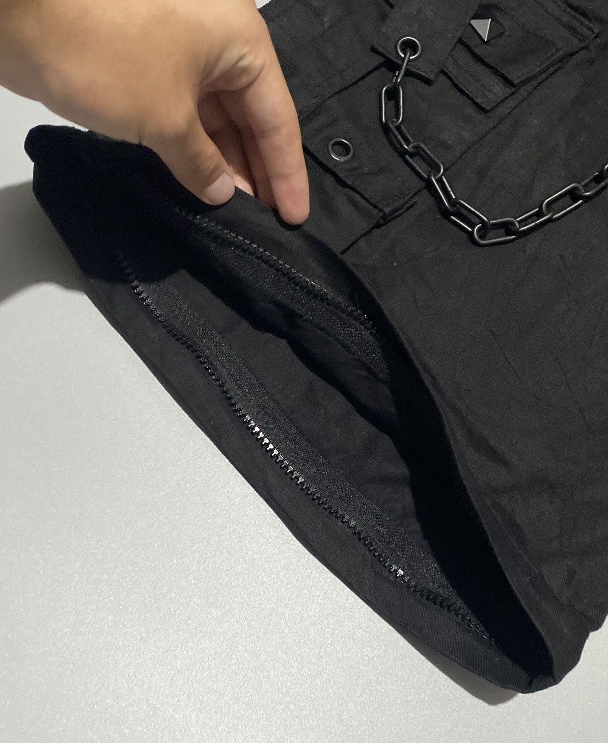 Tripp NYC Rare! Tripp Nyc Raver Dark Gothic Bondage Shorts Size US 32 / EU 48 - 13 Thumbnail