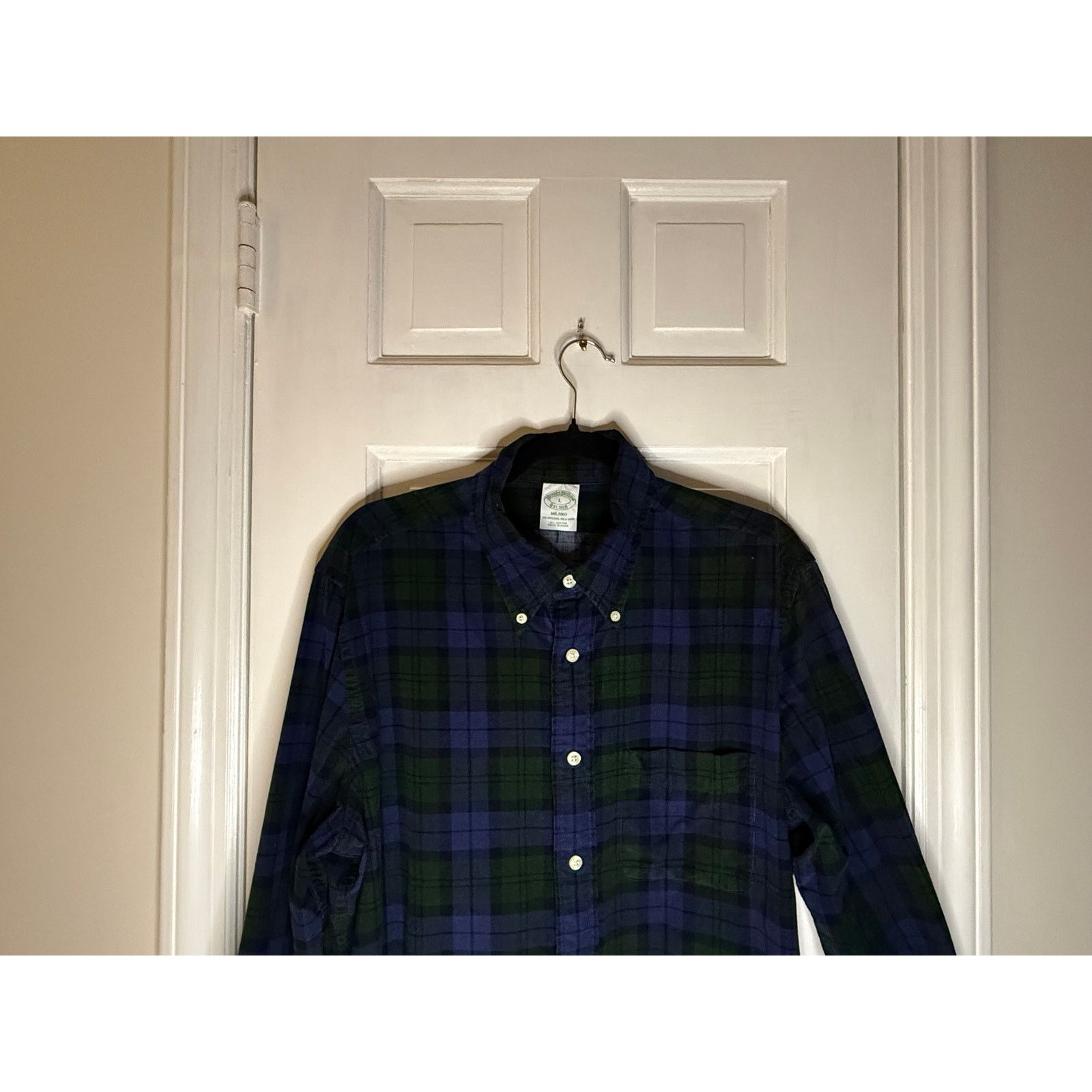 Brooks Brothers Brooks Brothers Men’s Green/Blue Plaid Large Size US L / EU 52-54 / 3 - 4 Thumbnail