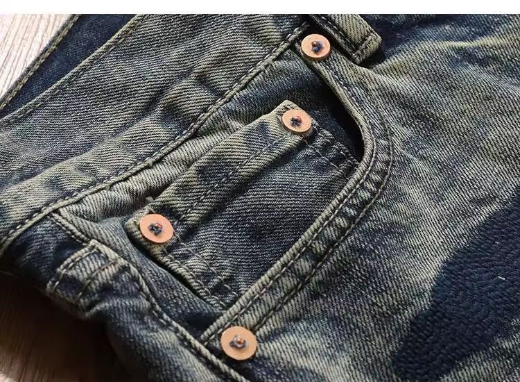 Jean Washed Retro Outdoor Hole Distressed Shorts Jorts Size US 29 - 7 Thumbnail